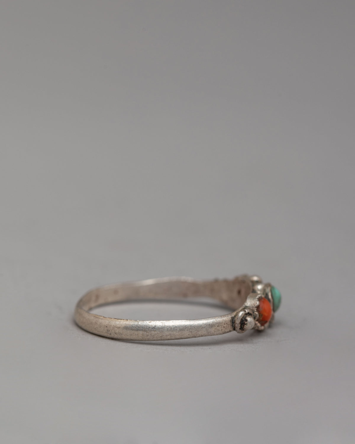 Artisan Stone Ring | Silver and Natural Zircon Jewelry