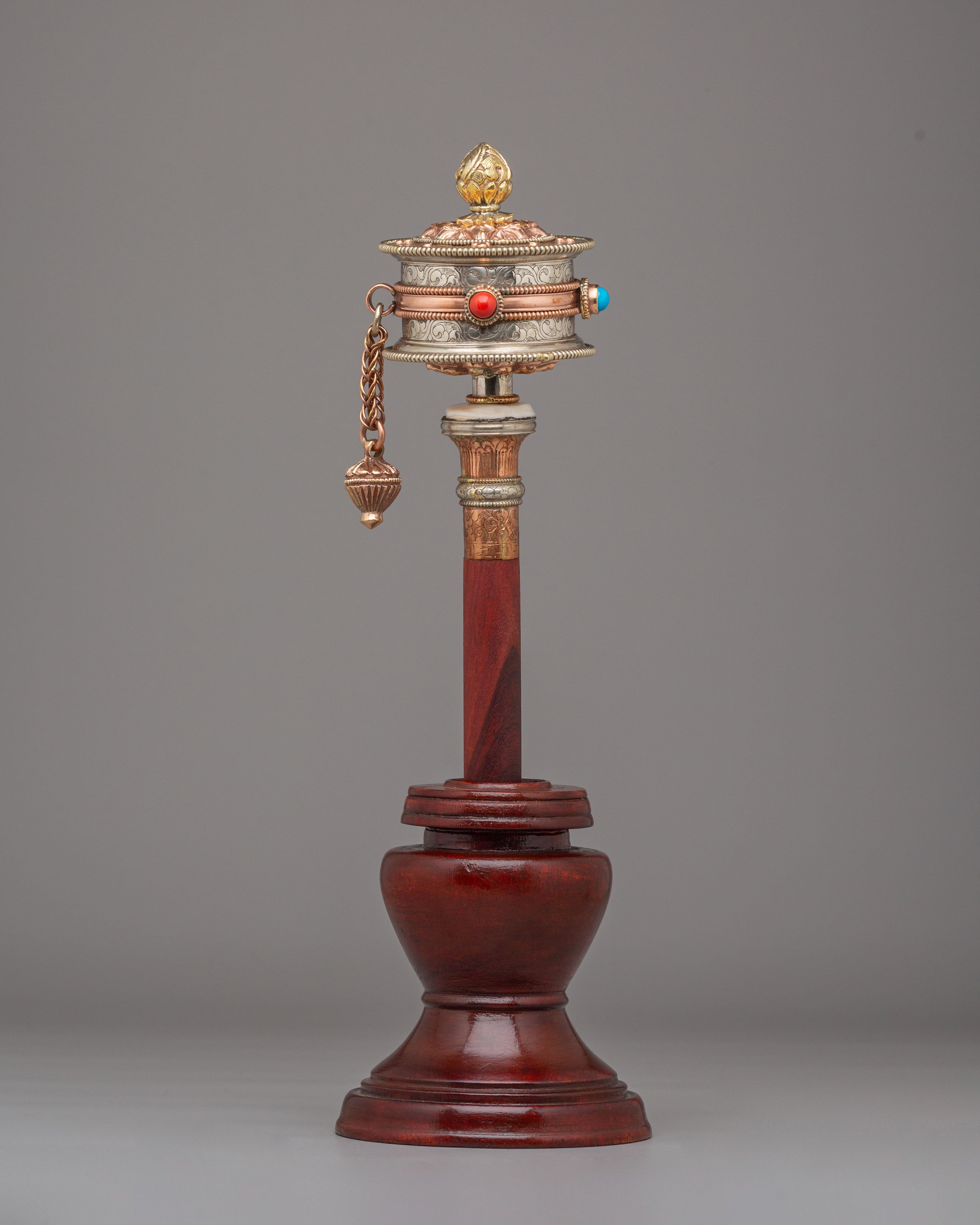 Sacred Altar Prayer Wheel | Buddhist Mantra Wheel