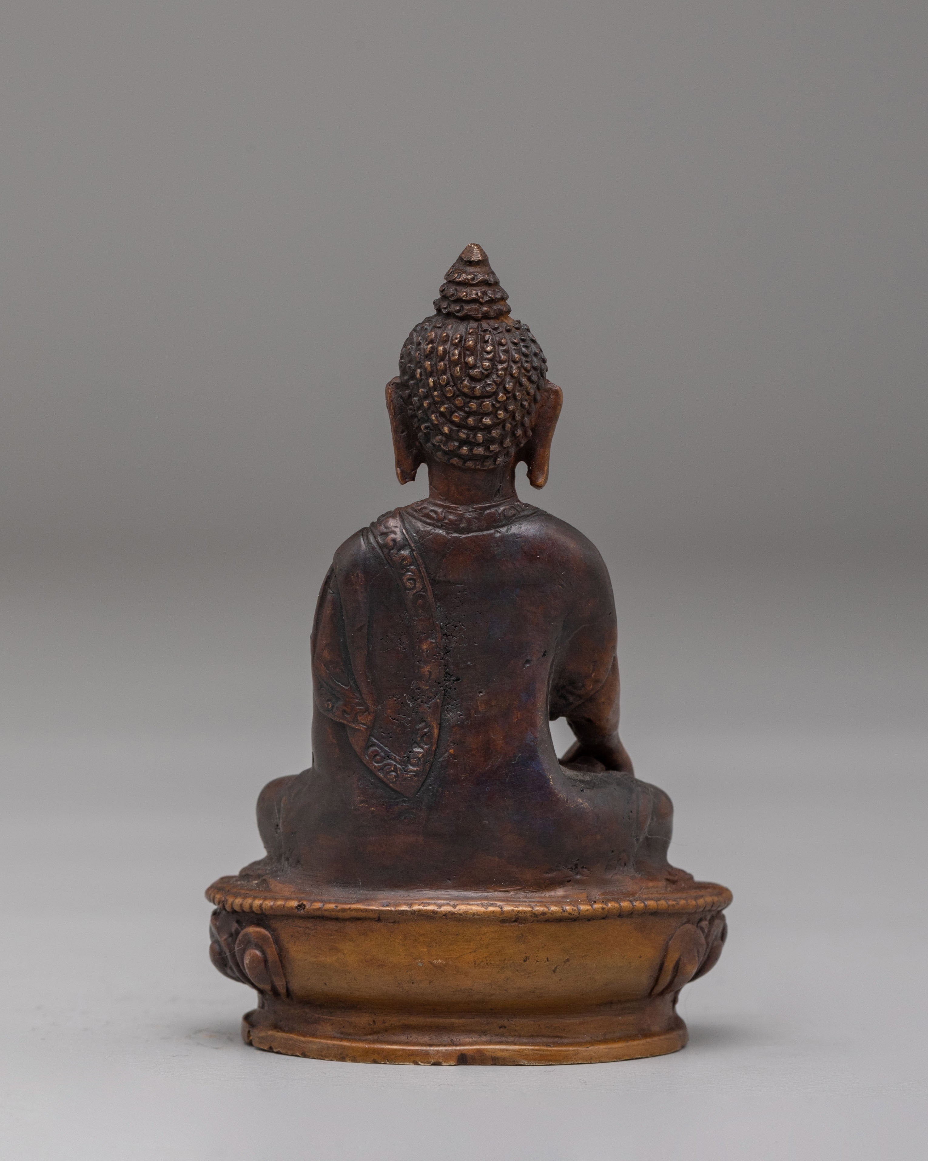 Machine-Made Shakyamuni Buddha Figurine | Himalayan Dharma Gift Art