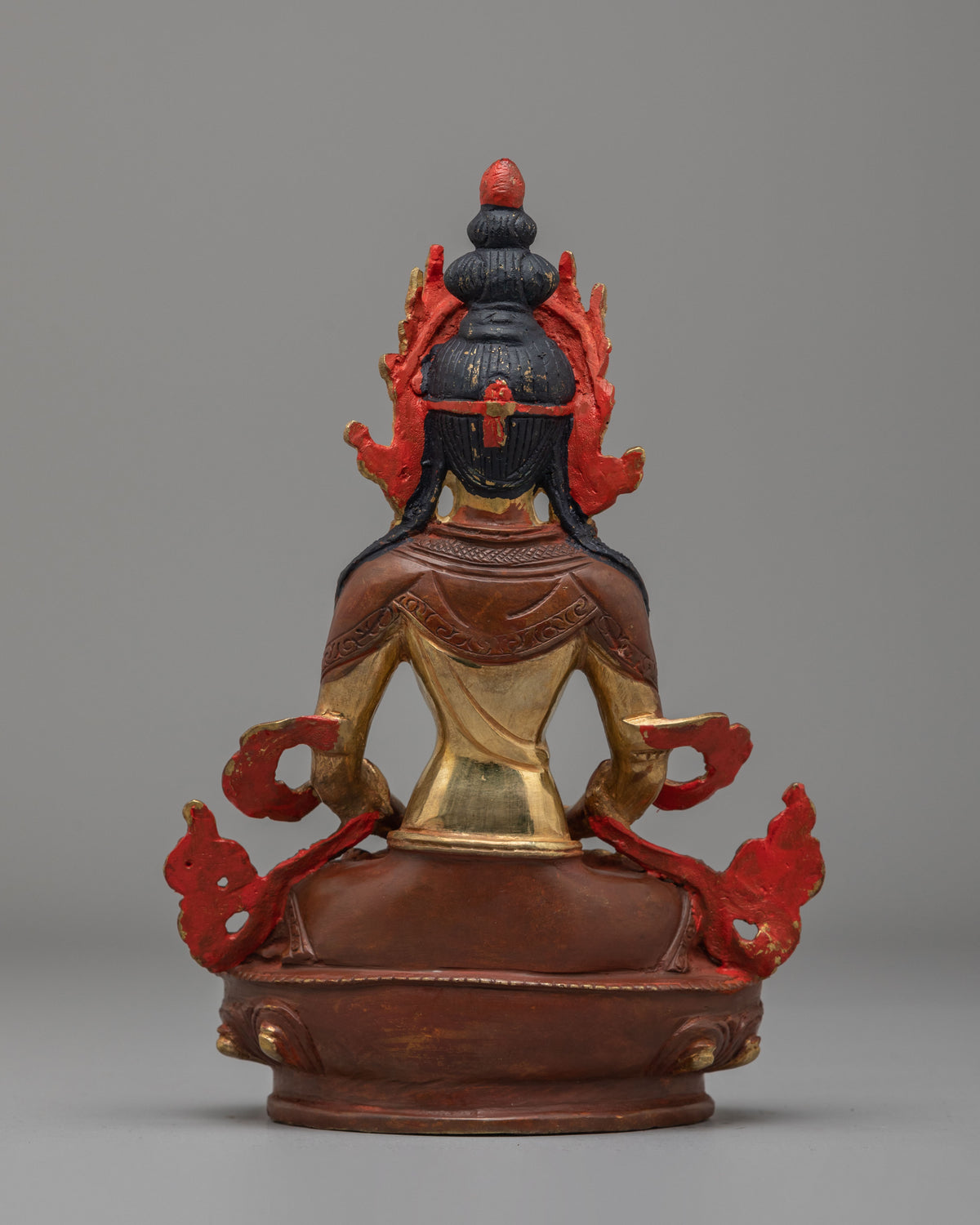 Spiritual Amitayus Sculpture | Divine Deity of Longevity