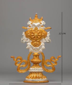 Handmade Buddhist Ritual Auspicious Symbols | Tibetan Symbolic Artwork