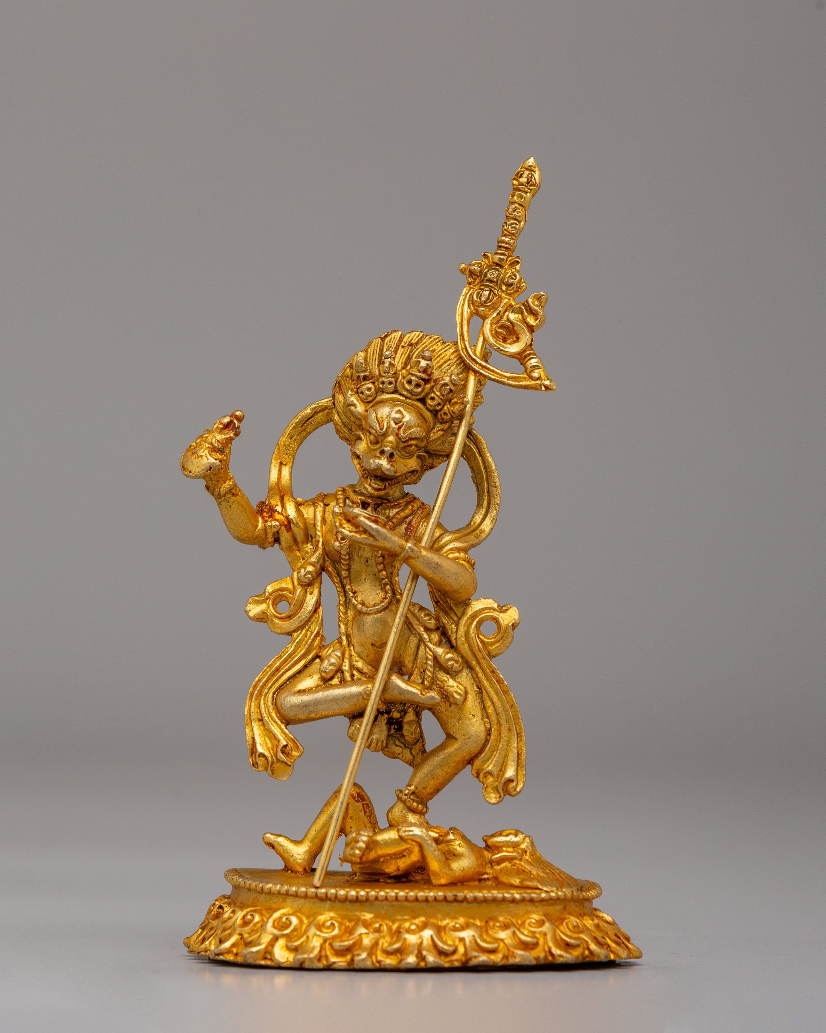 Handmade Yogini Simhamukha Statue | Symbol of Spiritual Protection