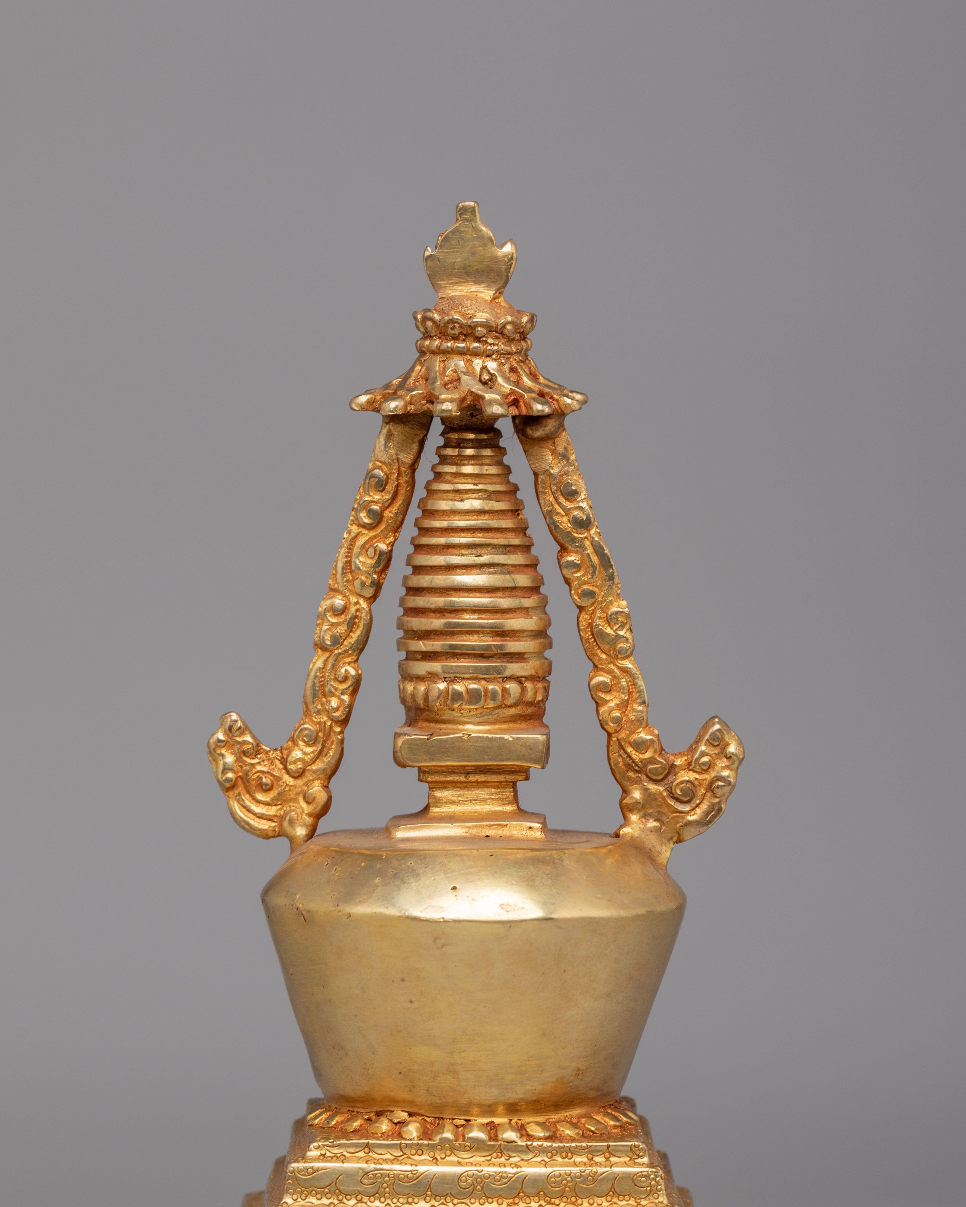 Spiritual Altar Enlightenment Stupa | Handcrafted Tibetan Stupa