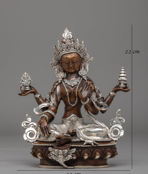 Traditional Lakshmi Statue for Home Decor | Handcrafted Artwork for Spiritual Blessings
