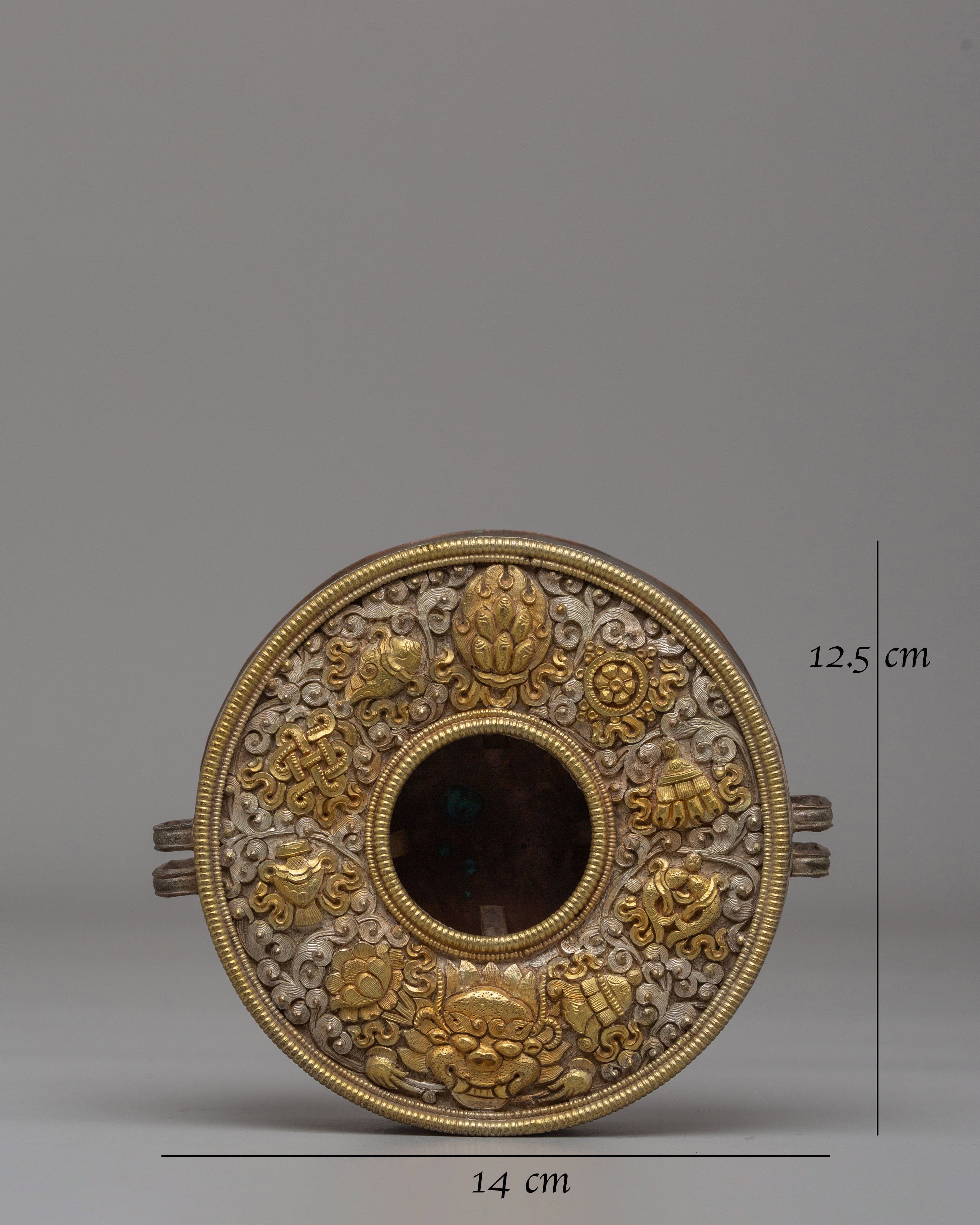 Traditional Tibetan Buddhist Ghau Box | Sacred Prayer Amulet