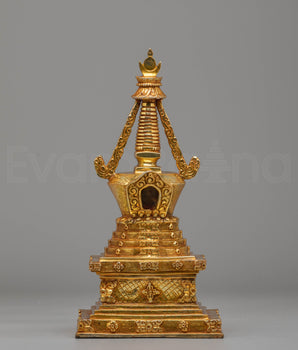 Tibetan Buddhist Stupa Decor | Symbol of Enlightenment and Peace