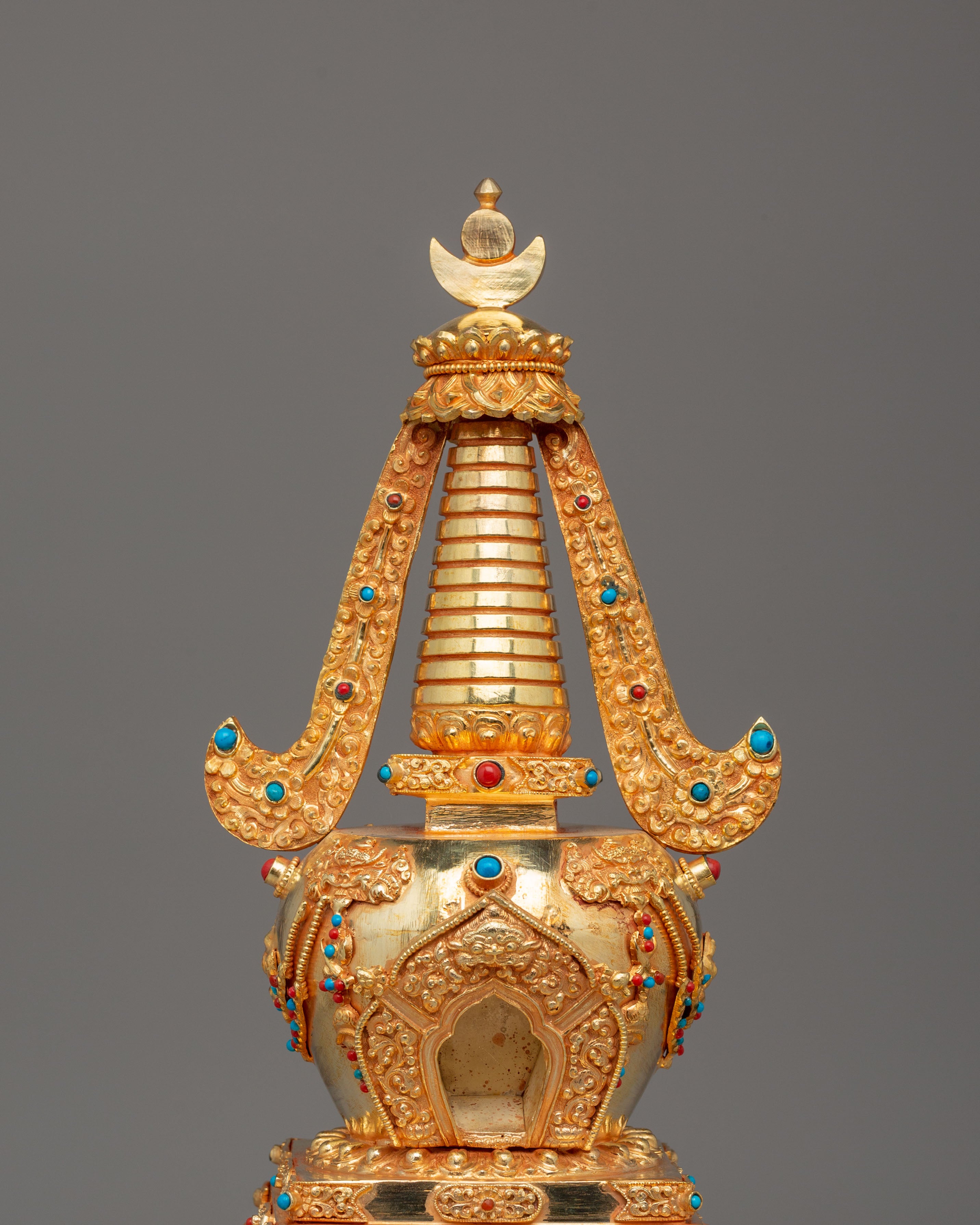 Tibetan Enlightenment Stupa | Handcrafted Buddhist Shrine