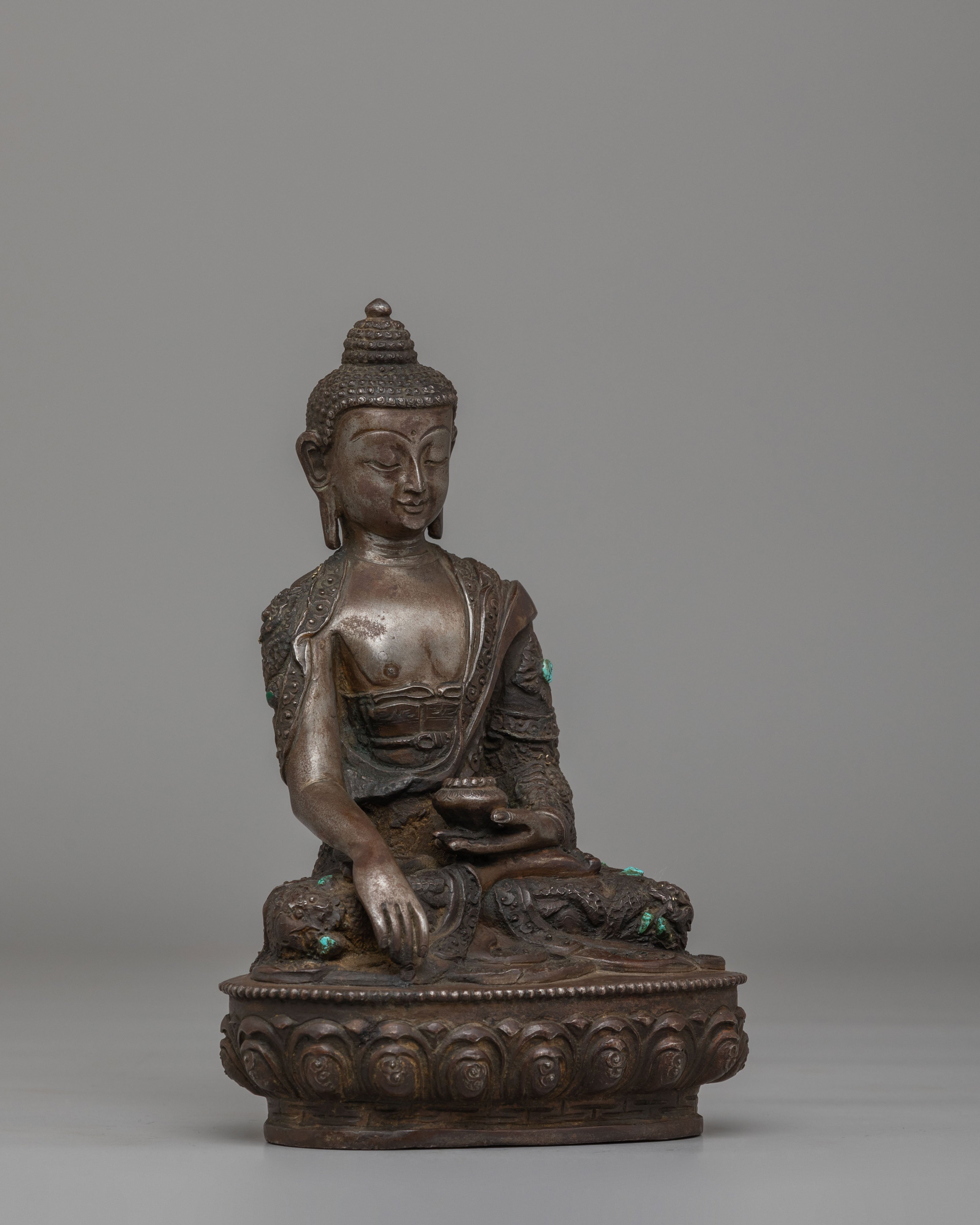 Enlightenment Shakyamuni Buddha Statue | Iron Buddha