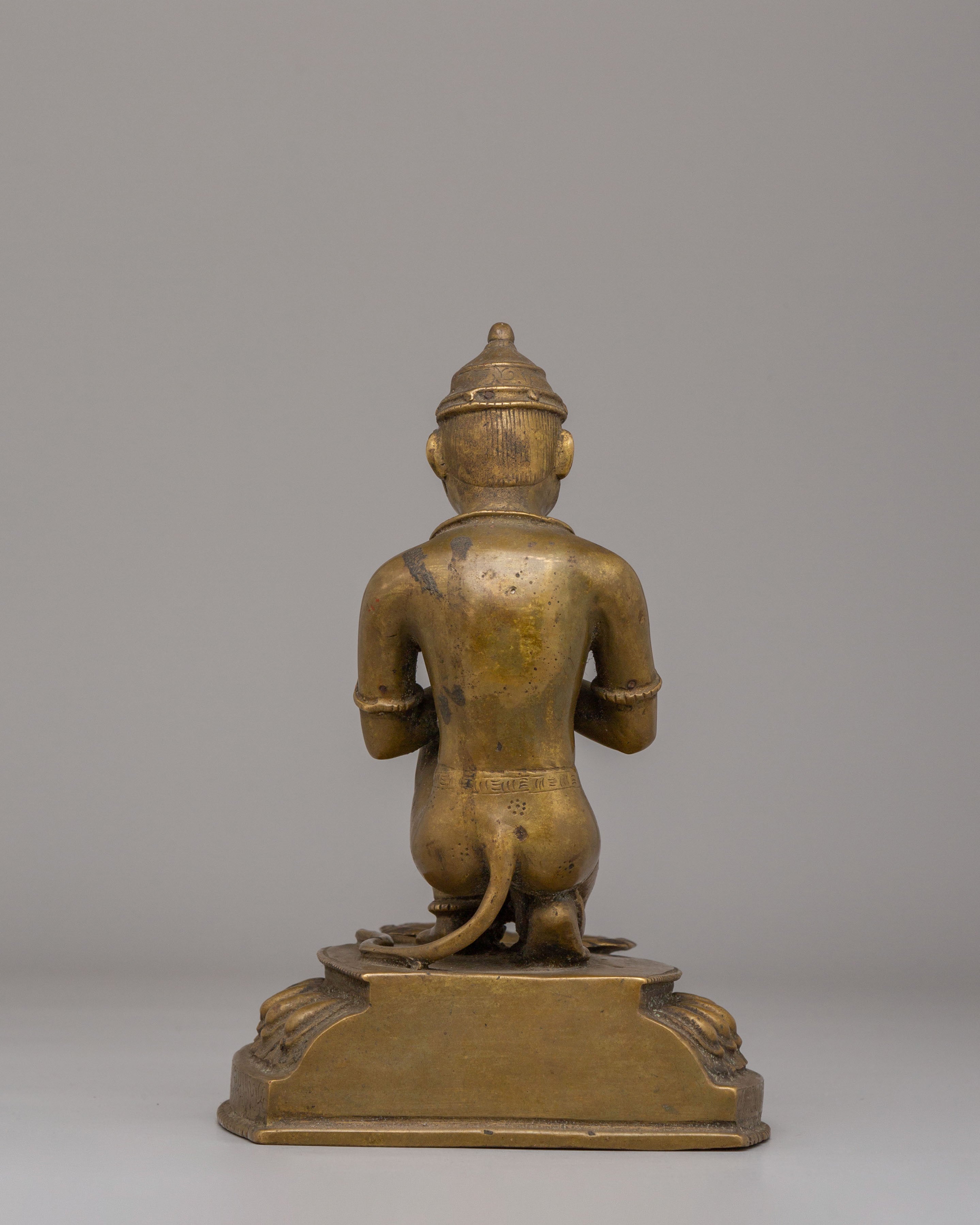 Hanuman Oil Lamp For Altar | Sacred Ritual Offering Light for Puja & Meditation