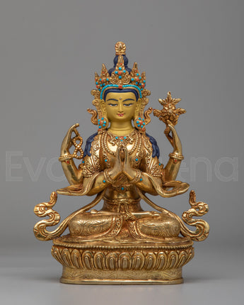 Handcrafted Chenrezig Statue 
