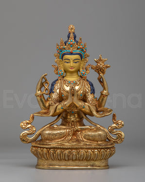 Handcrafted Chenrezig Statue