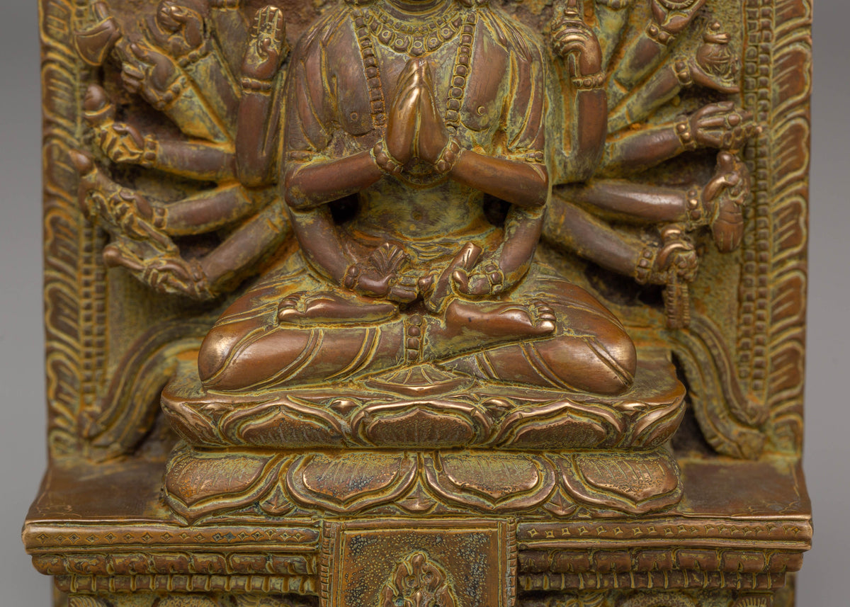 Handmade Chundi Goddess Statue | Tibetan Buddhist Art