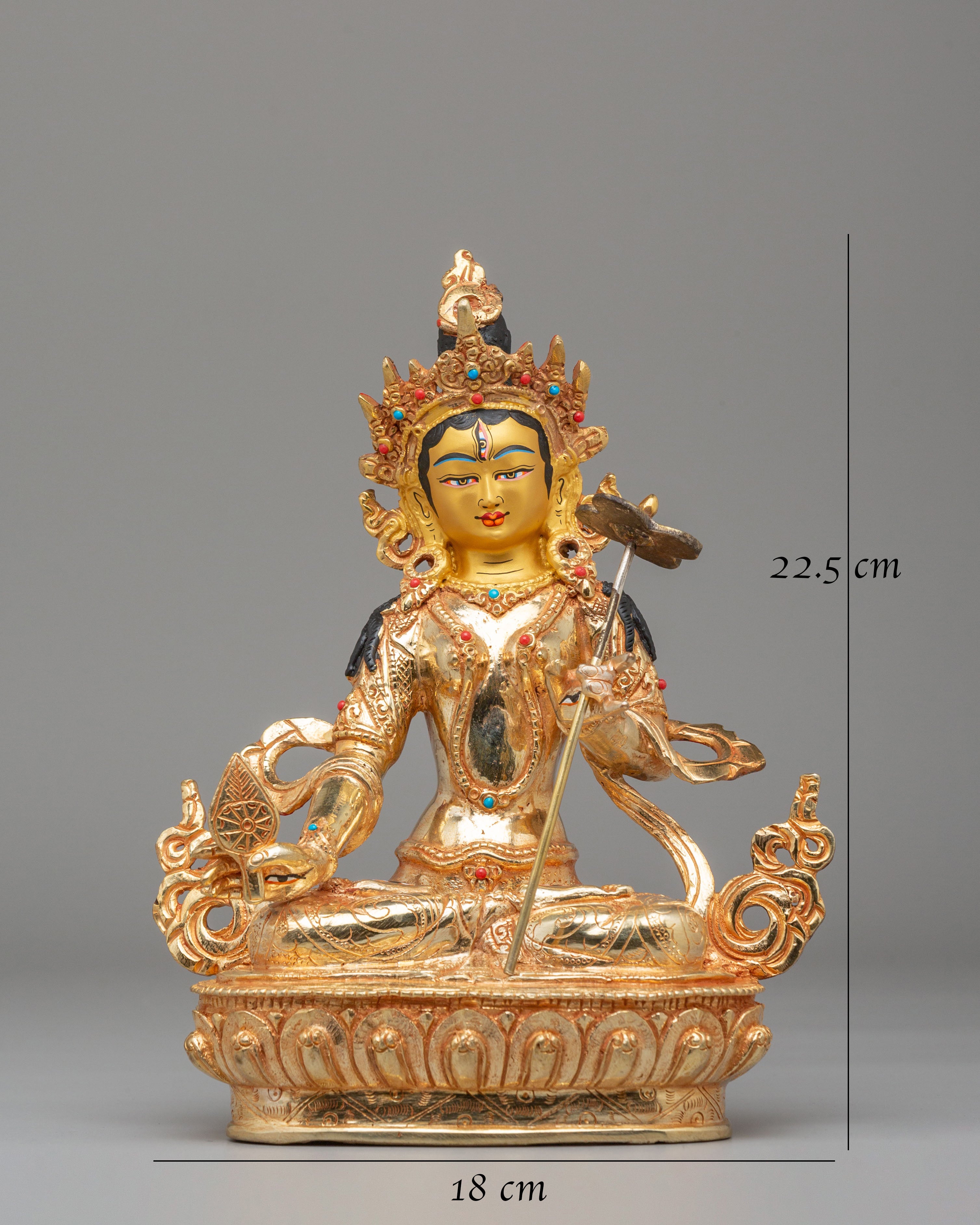 Buddhist White Umbrella Deity Statue | Sacred Meditation Sculpture