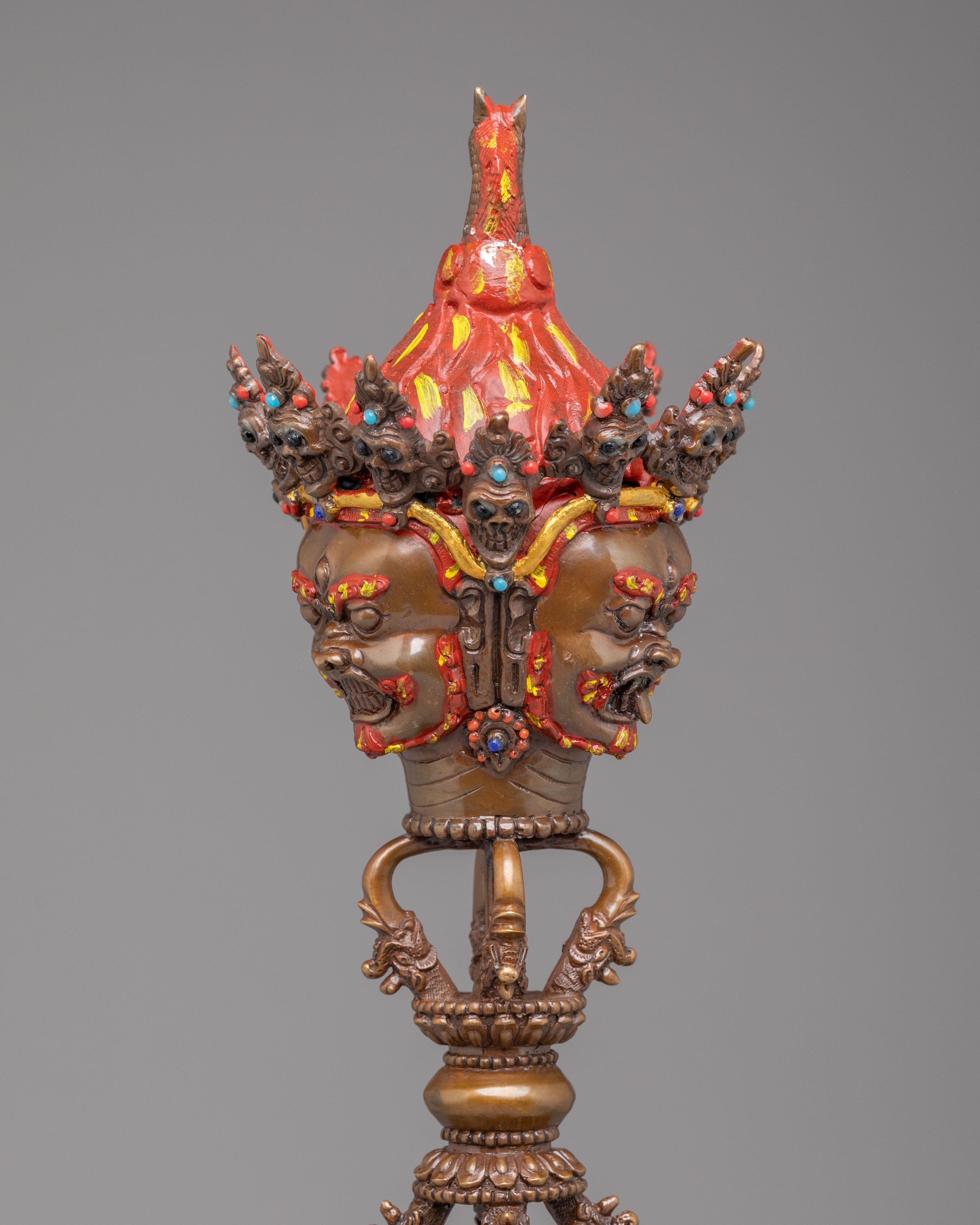 Himalayan Hayagriva Phurba | Sacred Ritual Dagger for Protection