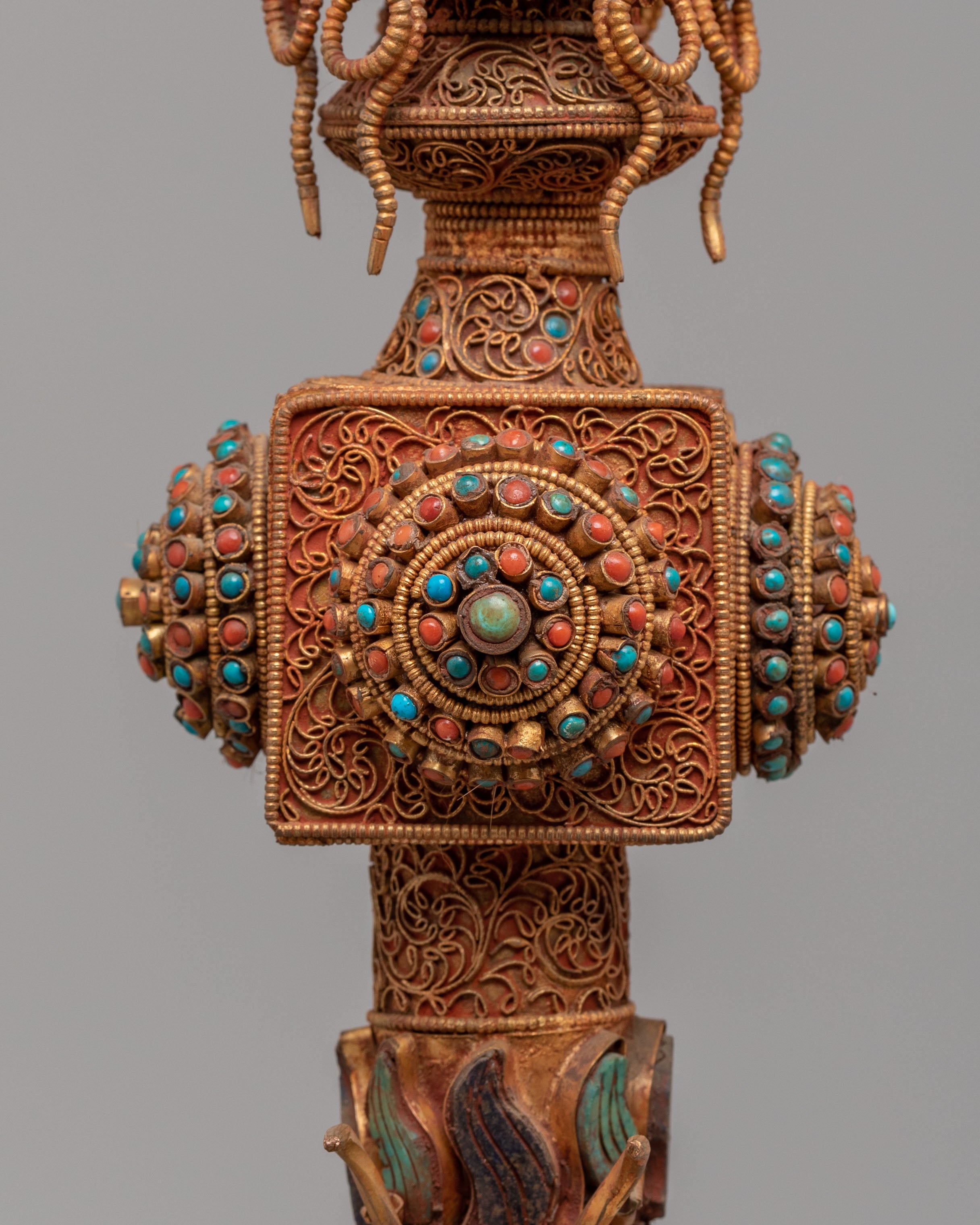 Handmade Buddhist Phurba for Ritual | A Sacred Symbol of Protection