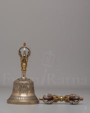 Handcrafted Vajra and Bell Set