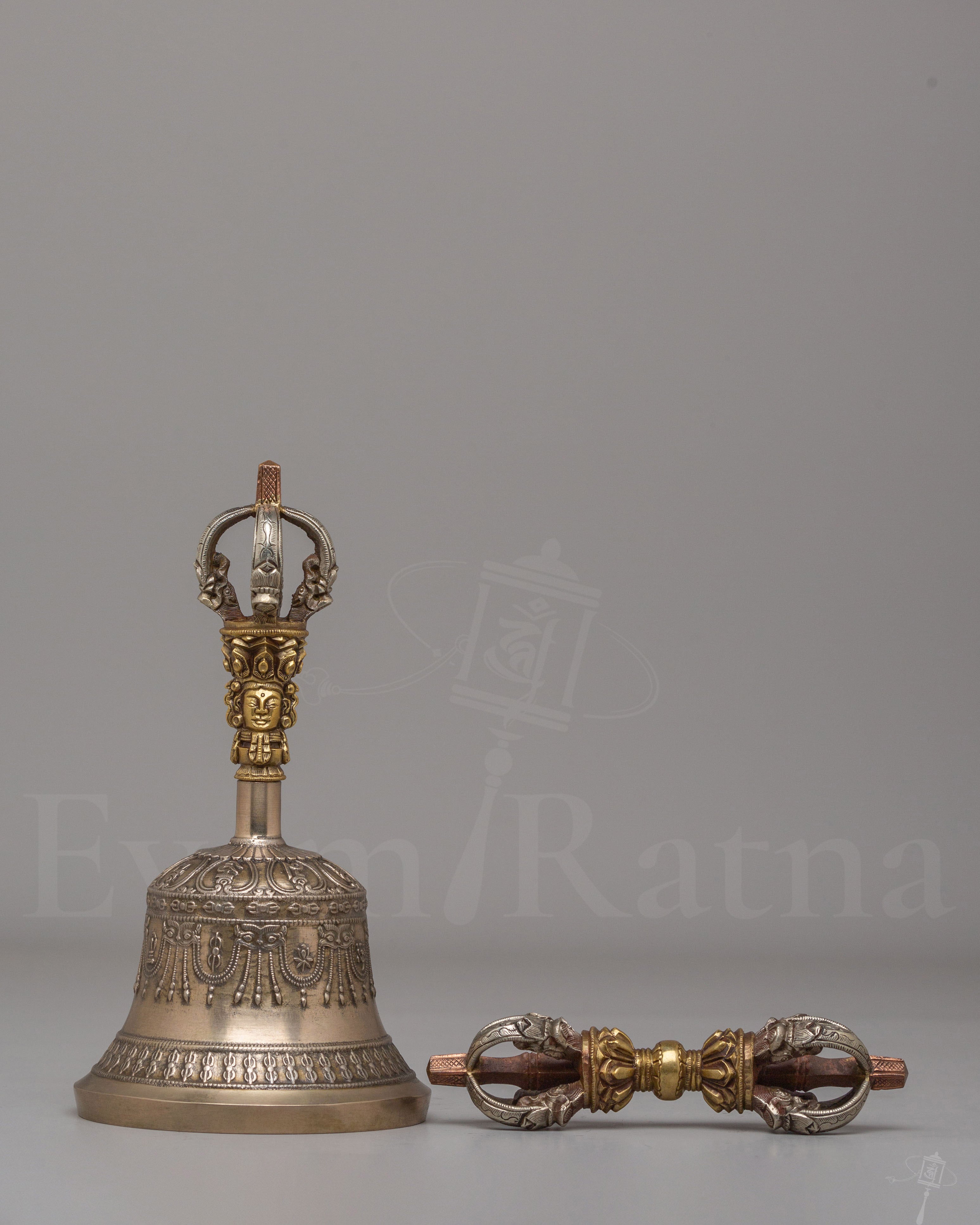 Handcrafted Vajra and Bell Set