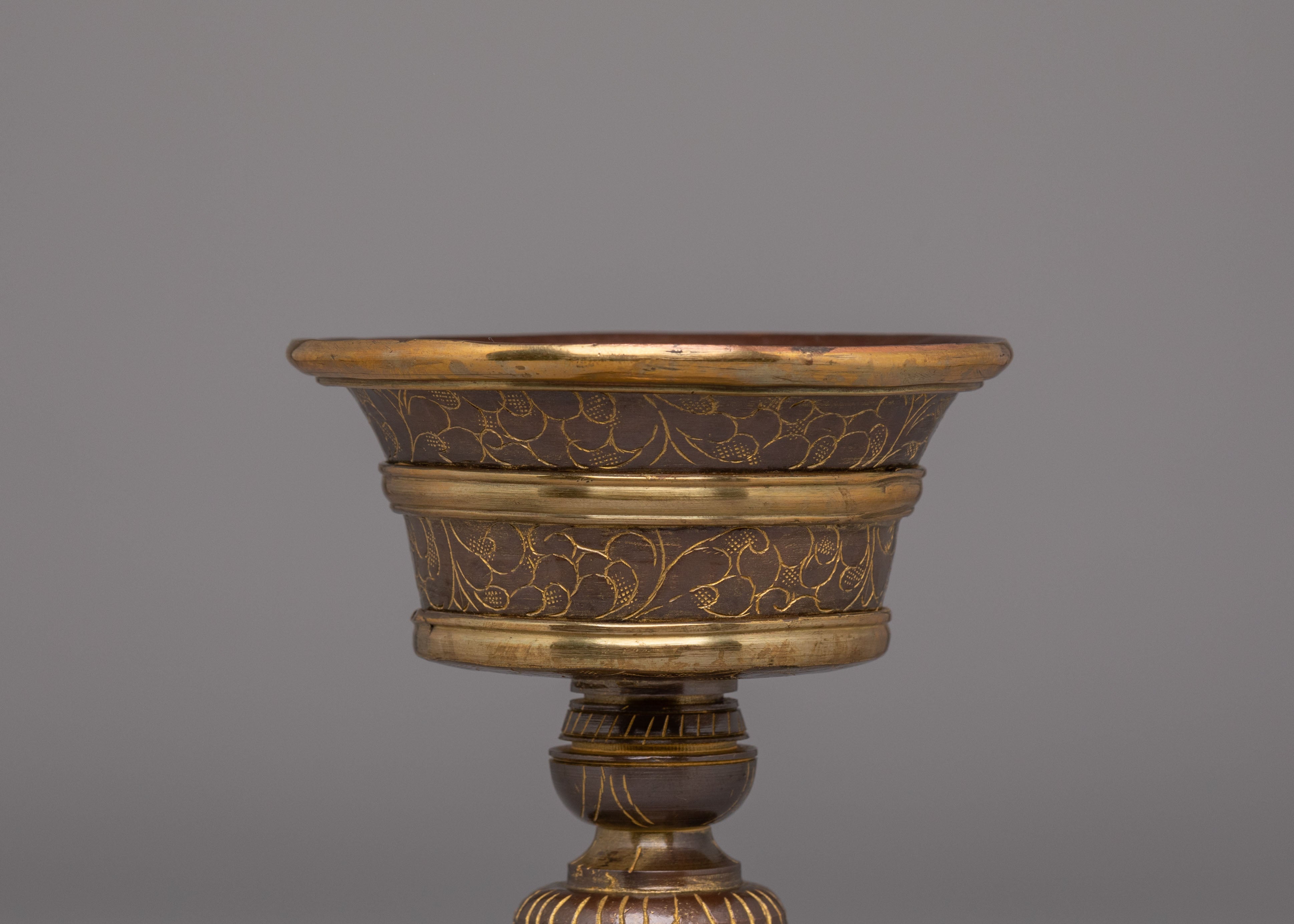 Handcrafted Tibetan Prayer Butter Lamp | Offering Lamps for Spiritual Ceremonies