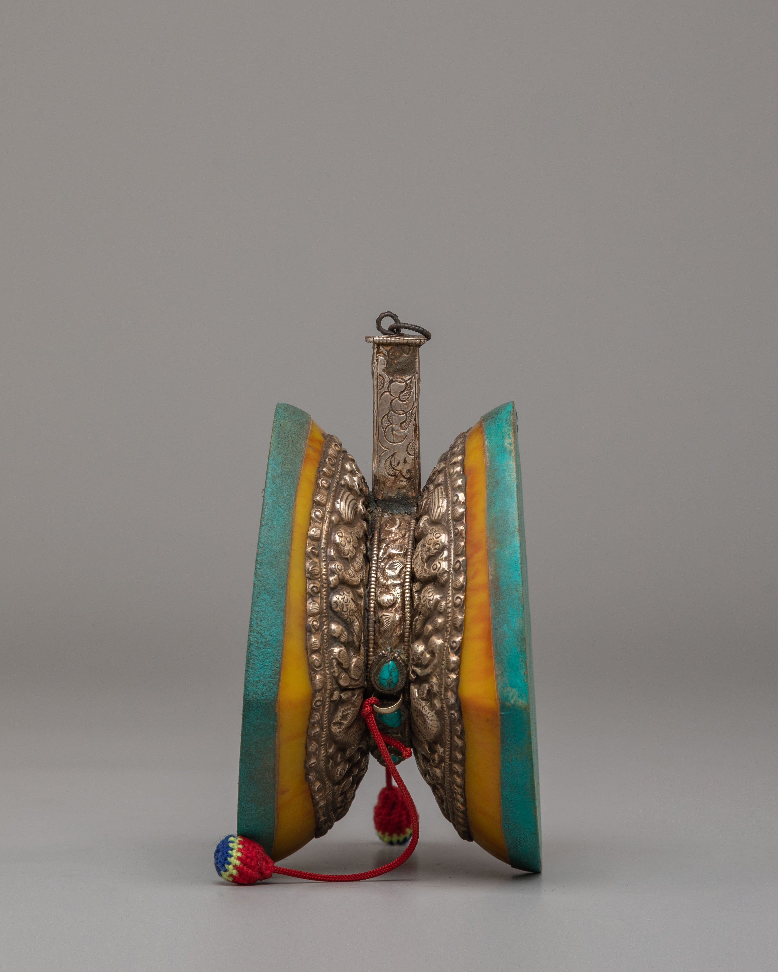 Buddhist Ritual Damaru | Handcrafted Tibetan Drum