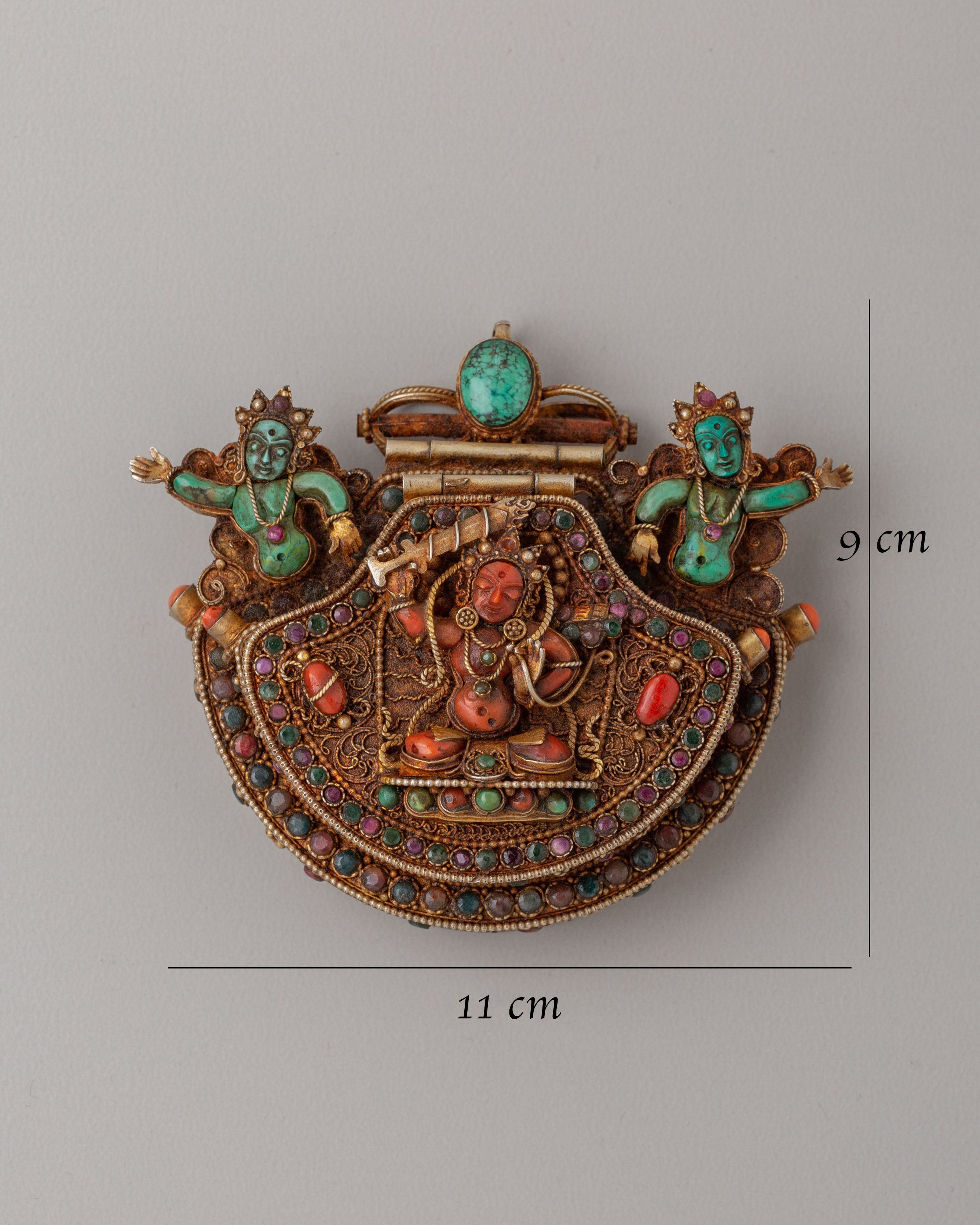 Manjushri Deity Ghau Box Locket | Symbol of Wisdom