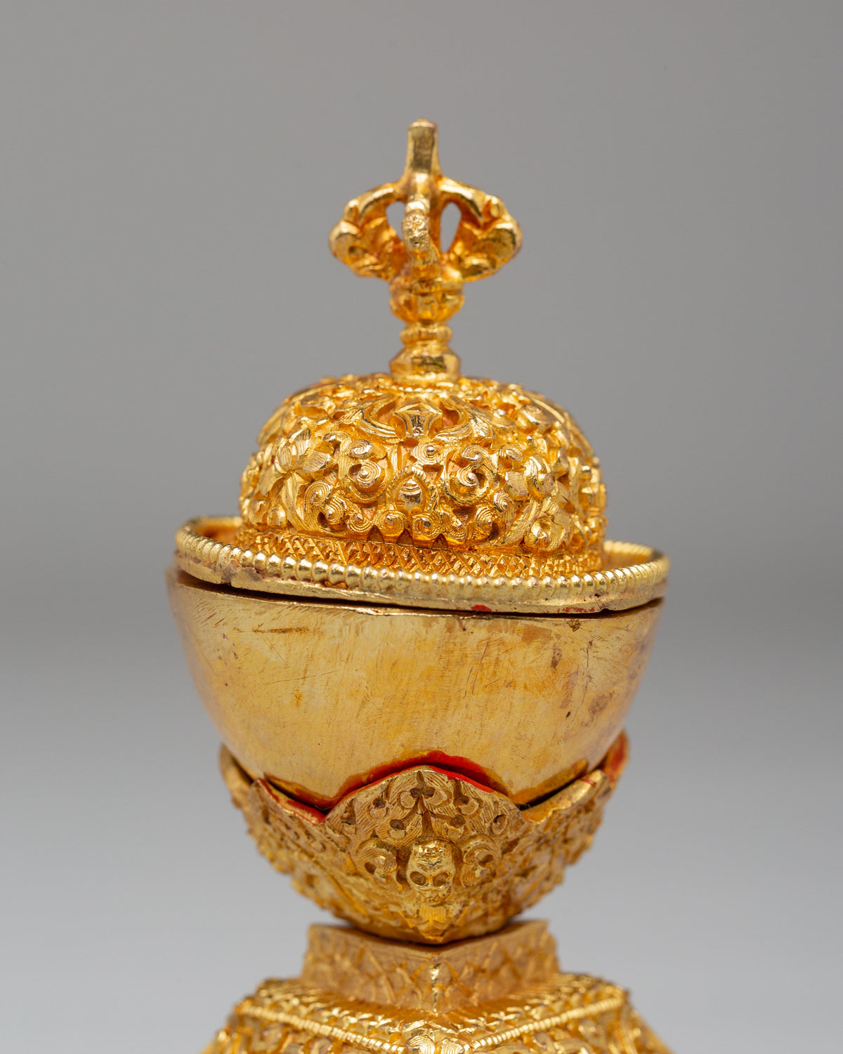 Buddhist Tantric Kapala Set Vessel | Ritual Offering Vessels