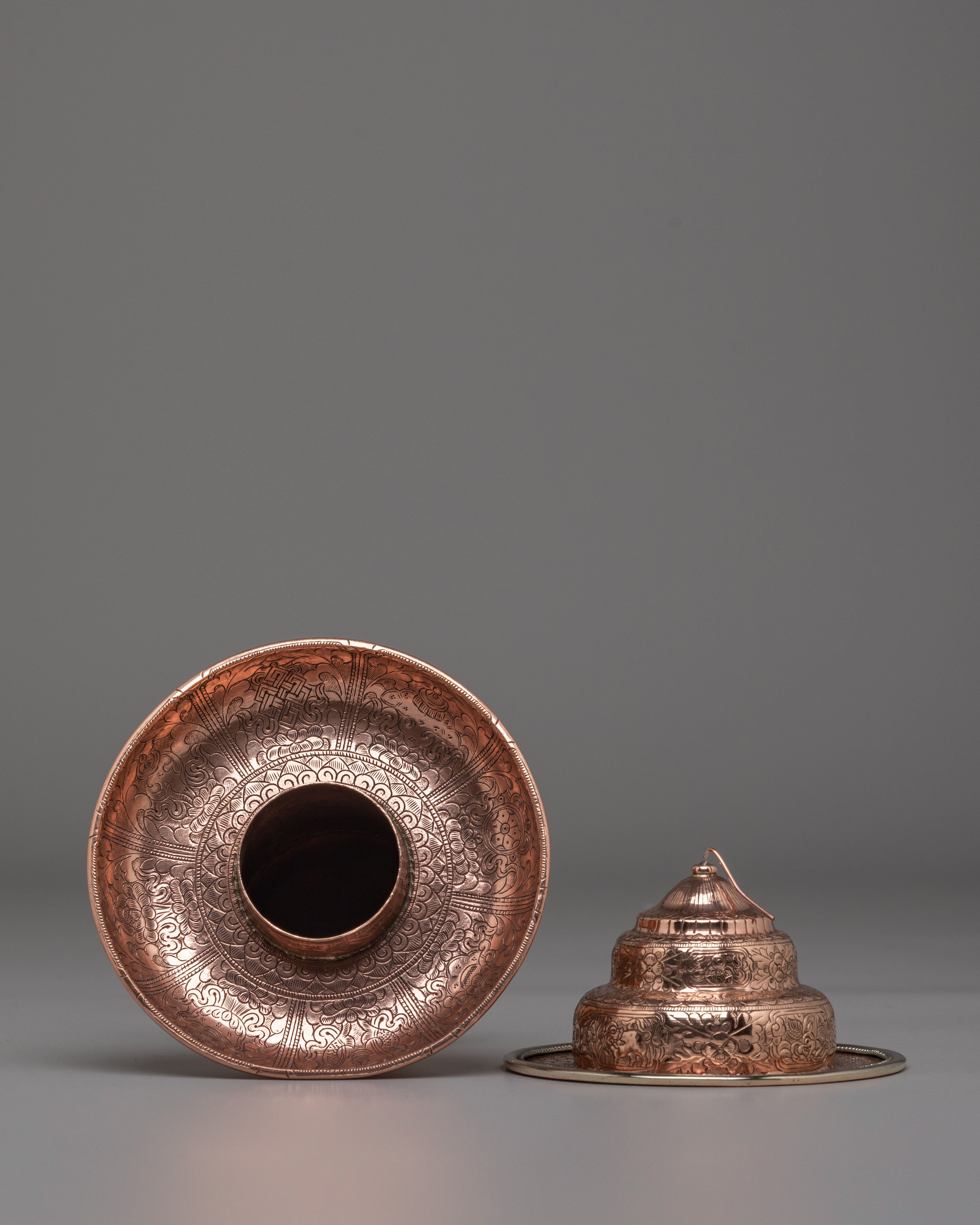Tibetan Tea Cup Cover | Ritual Cover for Puja Offerings