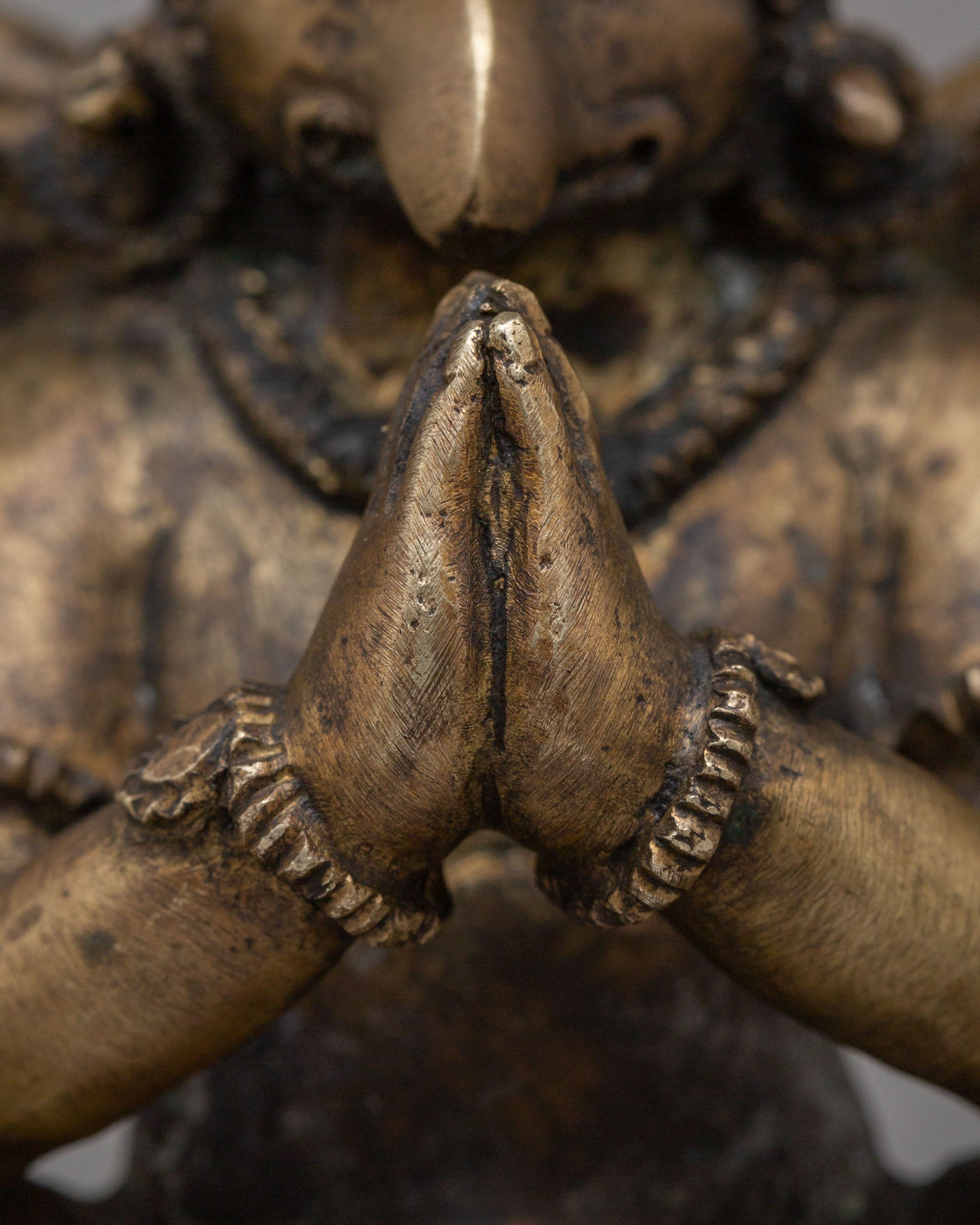 Protective Garuda Deity Statue | Handcrafted Bronze Sculpture for Spiritual Home Decor