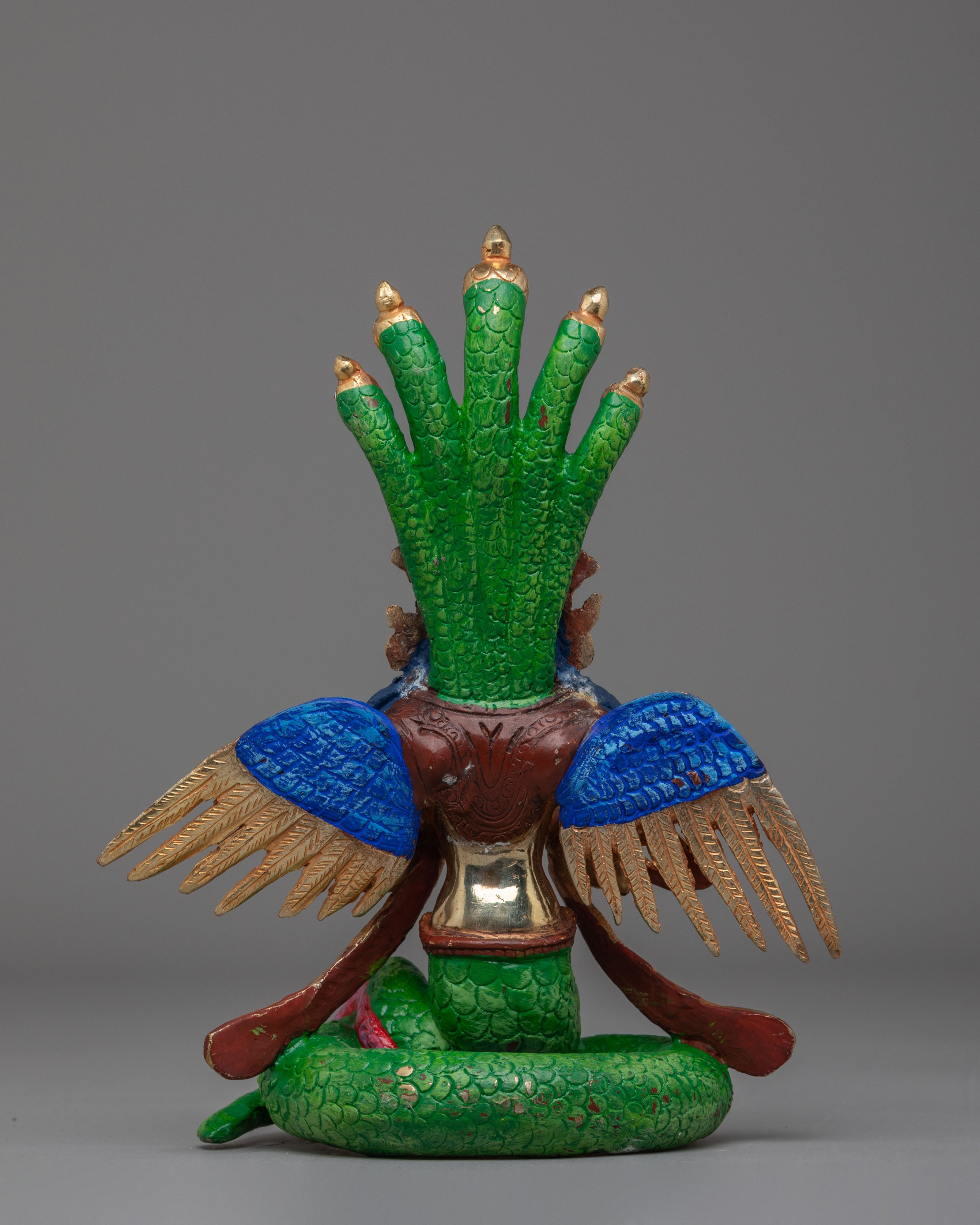 Tibetan Nagkanya Deity Statue | Himalayan Spiritual Artwork