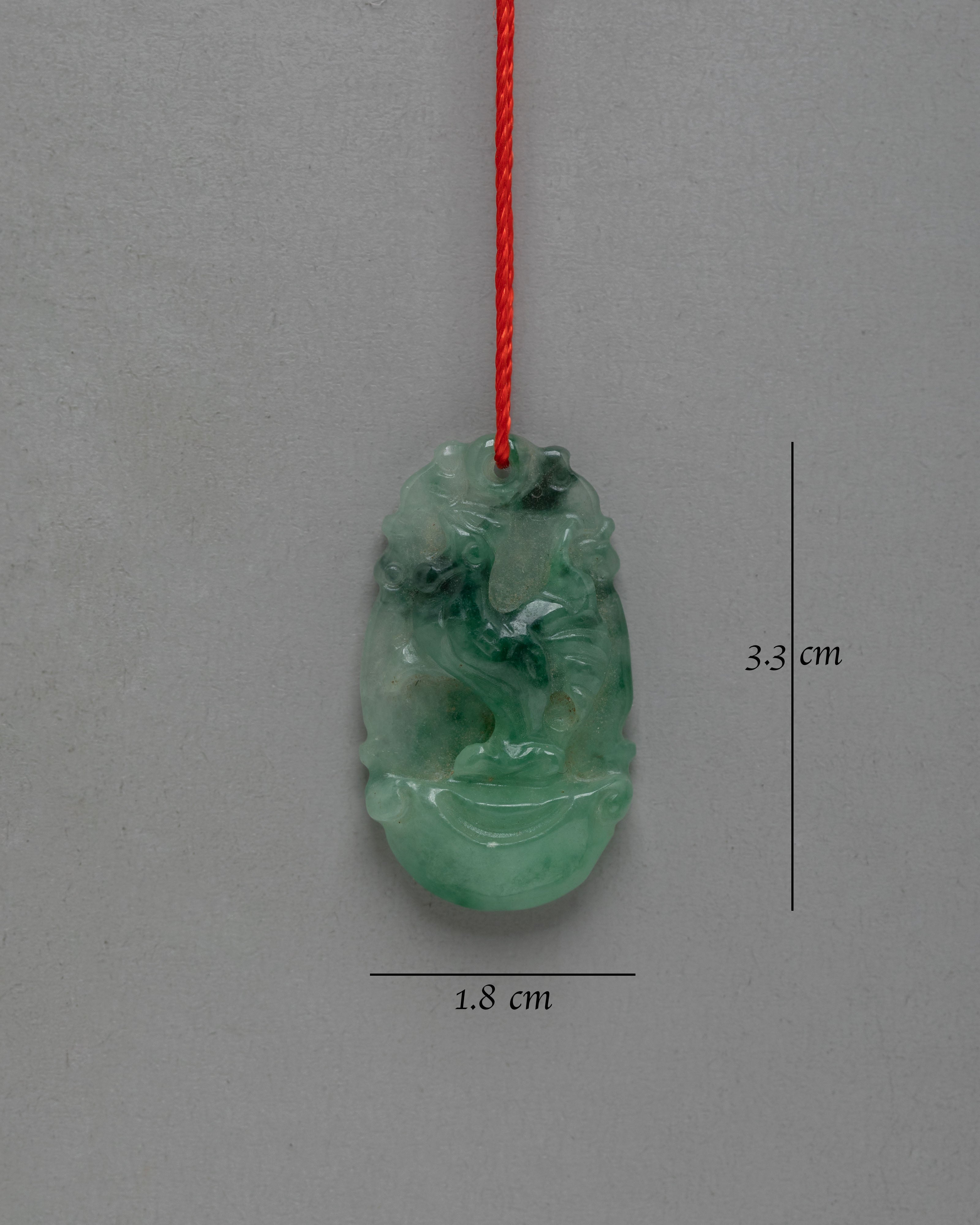Sacred Tibetan Jade Locket Amulet | Hand Carved Jade Spiritual Pendant