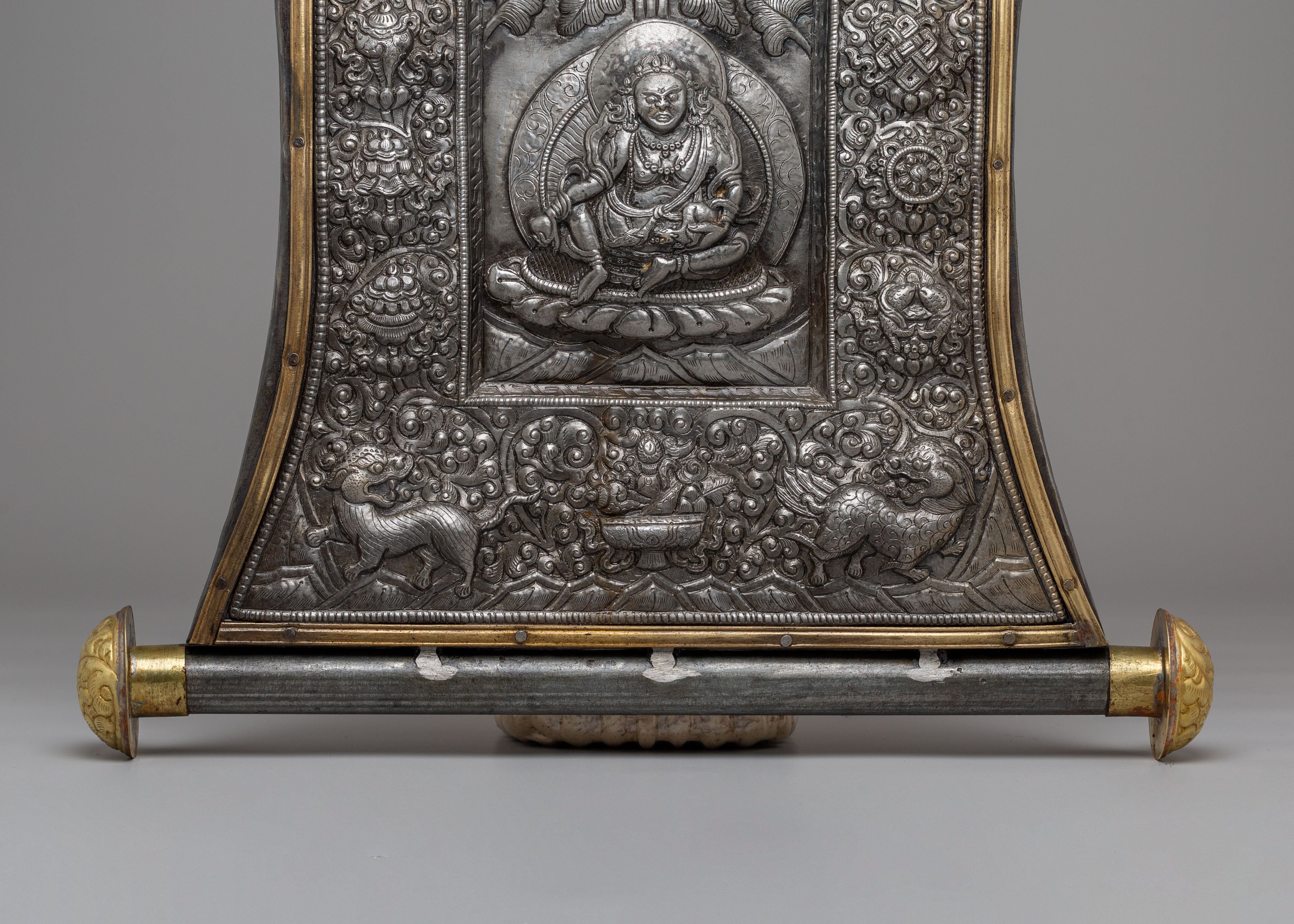 Sacred Dzambhala Wall Hanging | Tibetan Wealth Deity Art