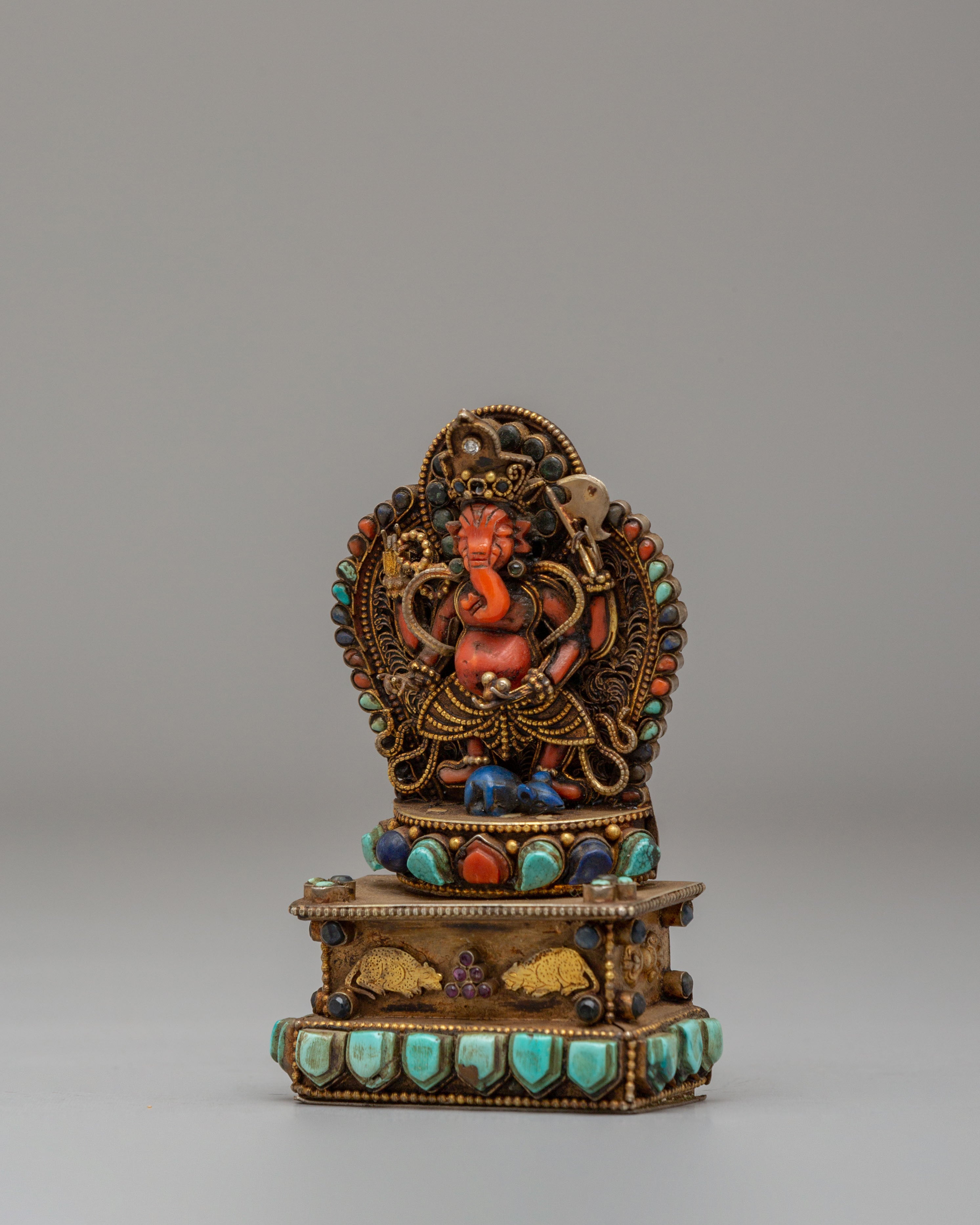 Traditional Ganesh Ghau Locket | Spiritual Jewelry
