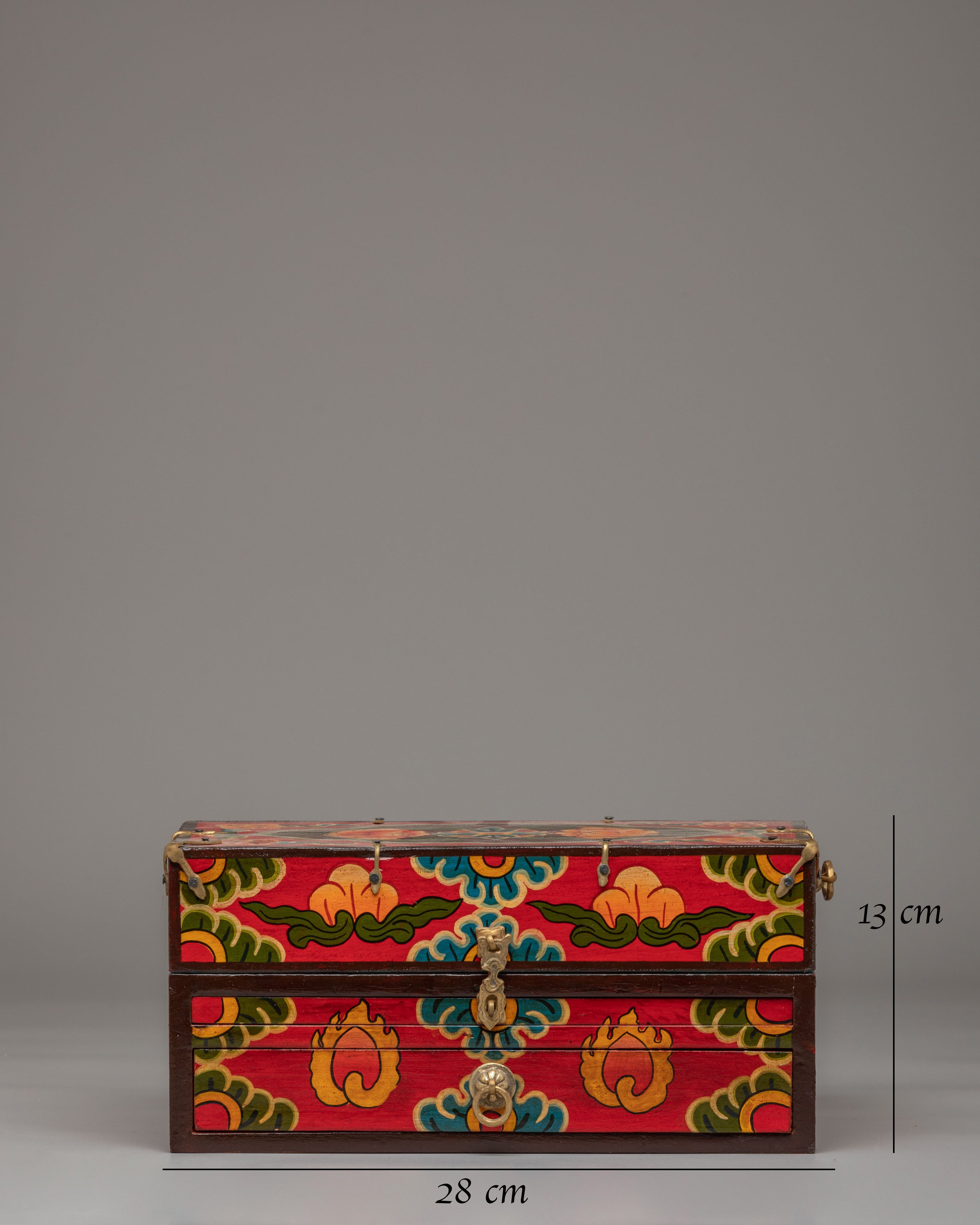 Tibetan Altar Box with Statue | Perfect for Meditation &amp; Spiritual Decor