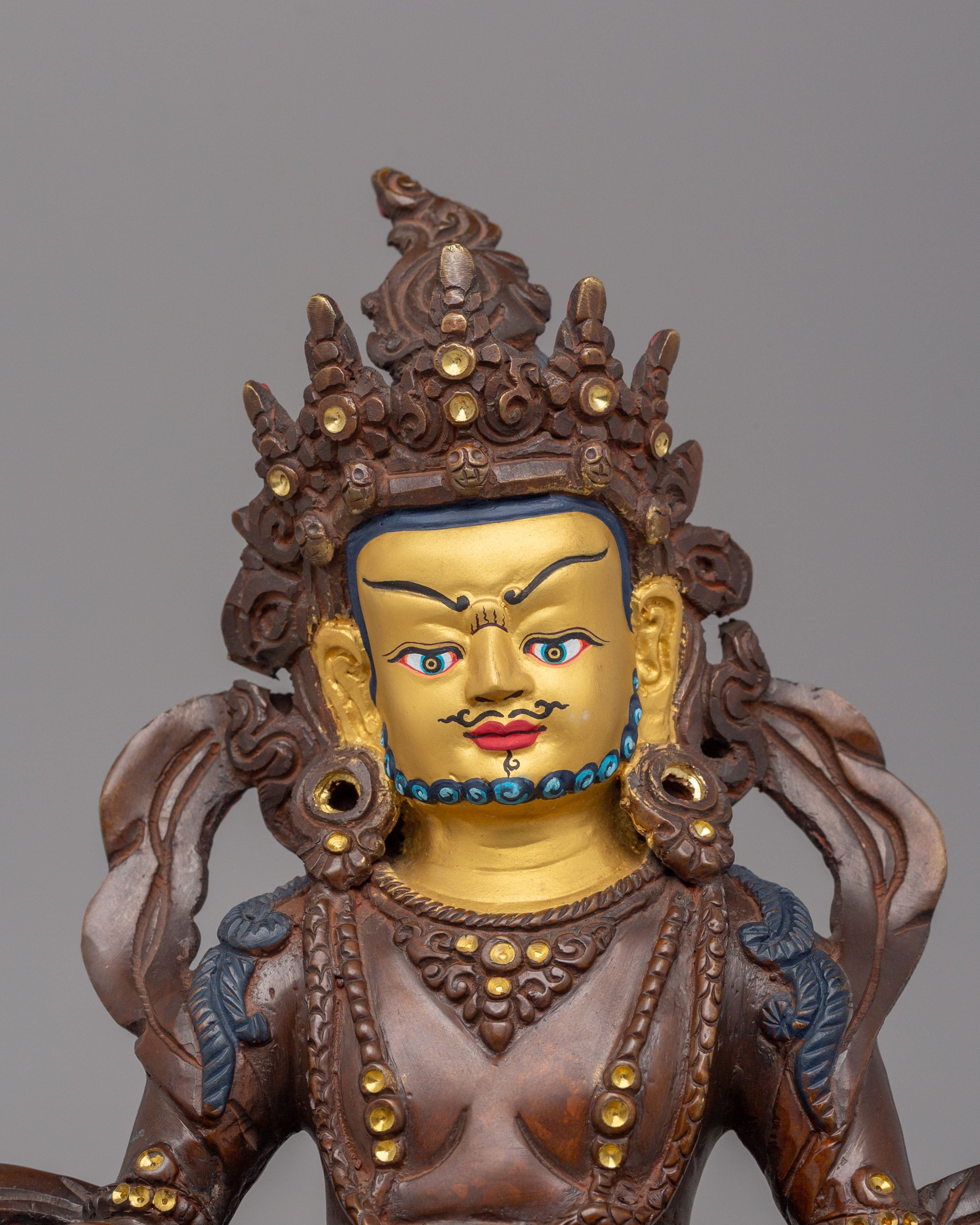 Sacred Tibetan Dzambhala Sculpture | Statue for Abundance