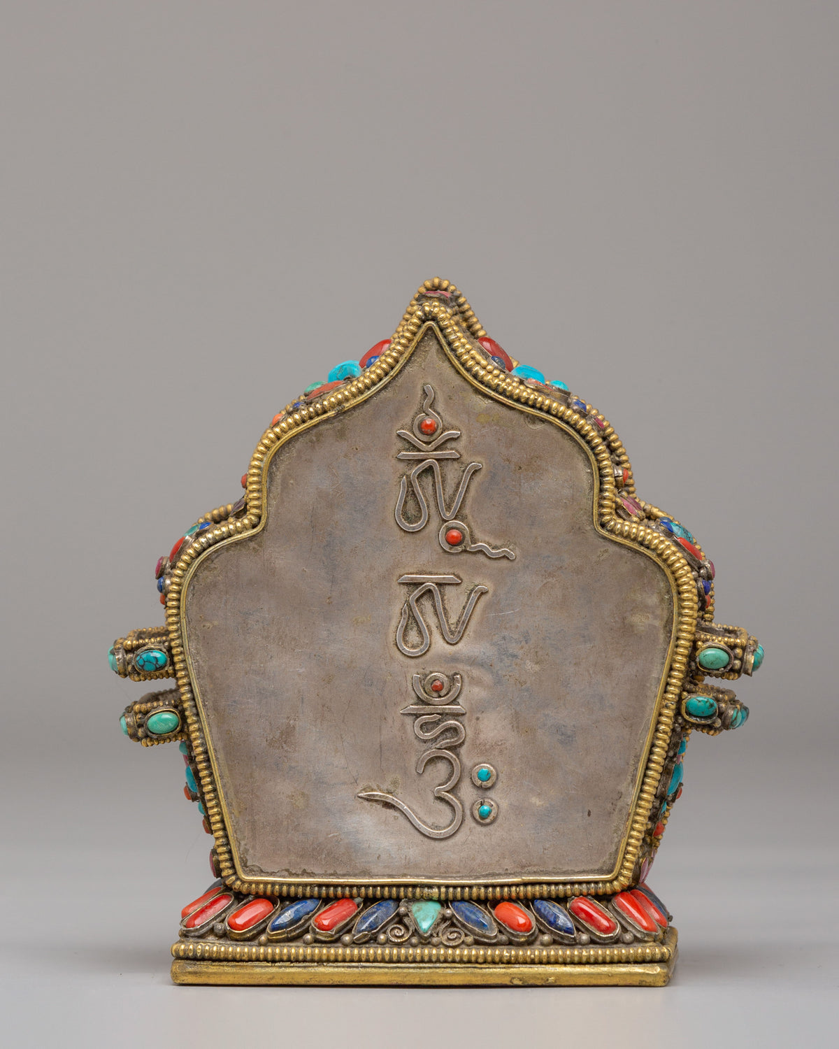 Sacred Buddhist Shrine Ghau Box | Tibetan Ritual Treasure Box