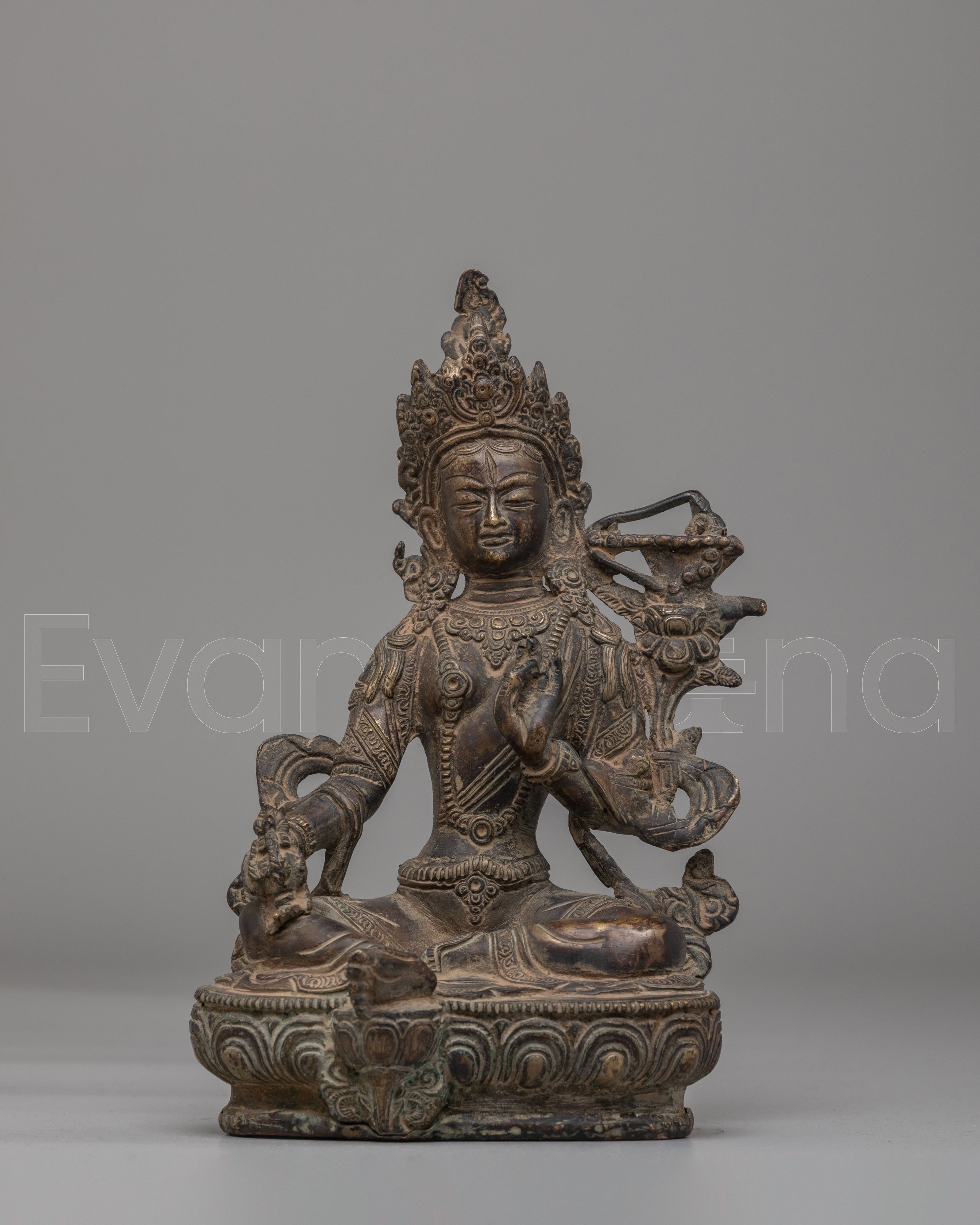Handcrafted Red Tara Deity Statue