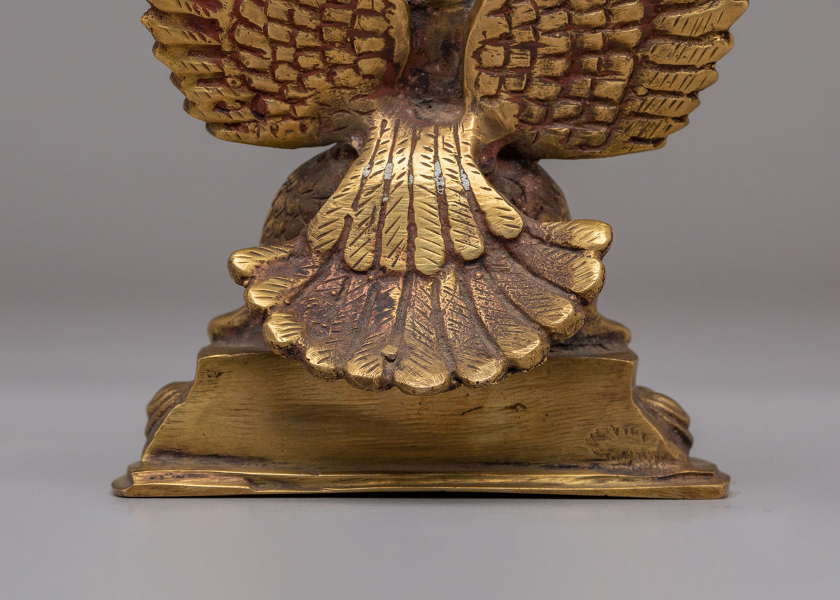 Himalayan Garuda Statue for Shrine | Handcrafted Spiritual Decor