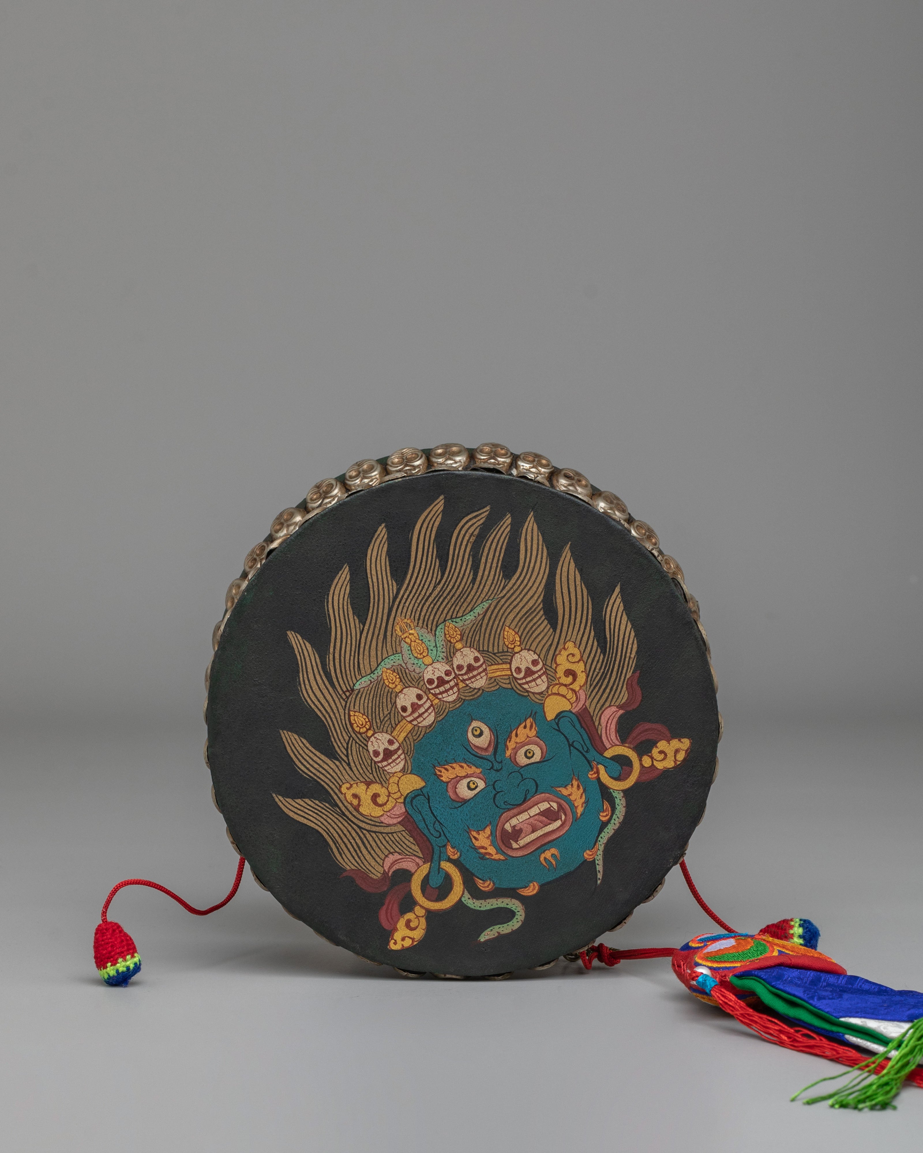 Spiritual Buddhist Damaru | Himalayan Ritual Instrument