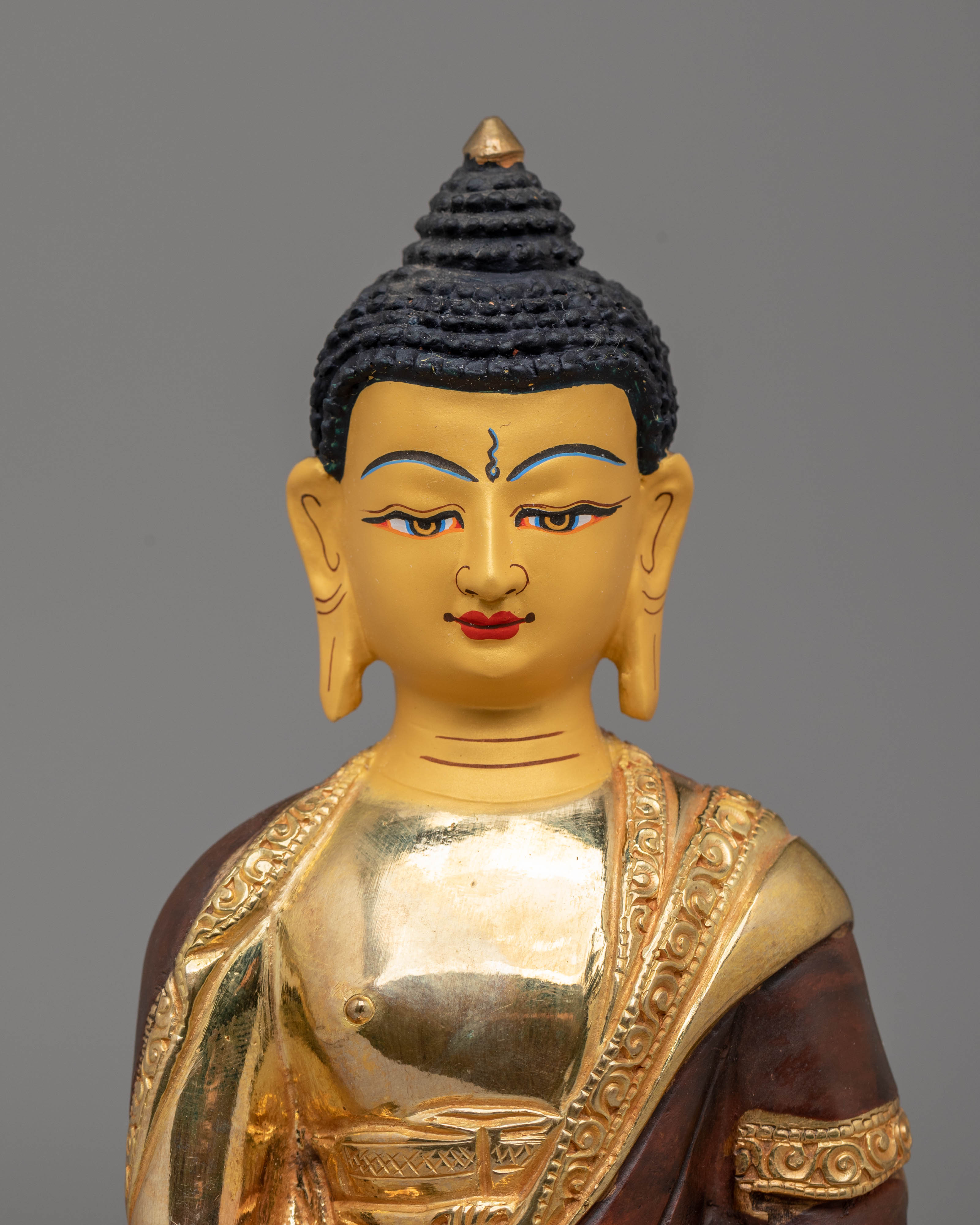 Buddha Shakyamuni Copper Statue | Handmade Tibetan Art
