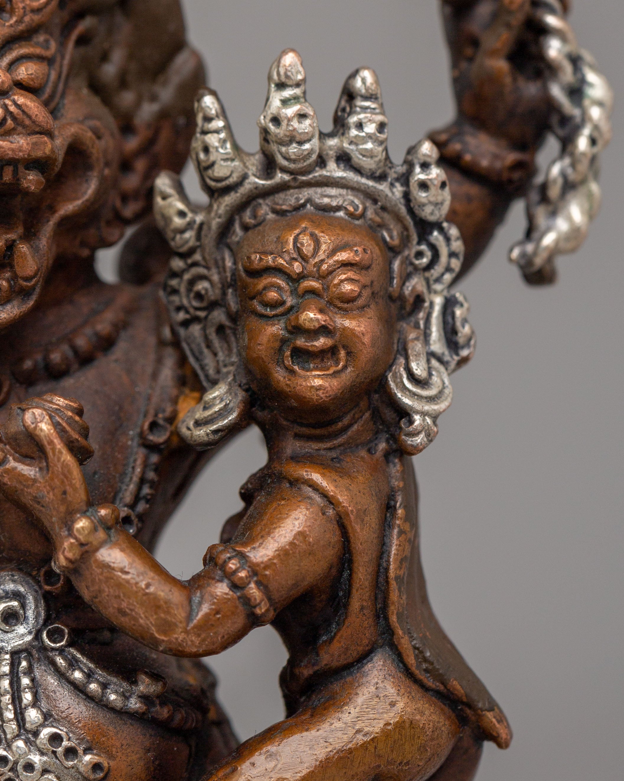 Machine Made Yama Dharmaraja Deity Statue | Guardian of Dharma and Protector of the Law
