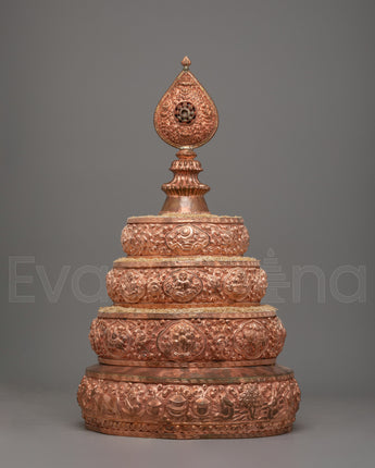 Spiritual Buddhist Mandala Offering