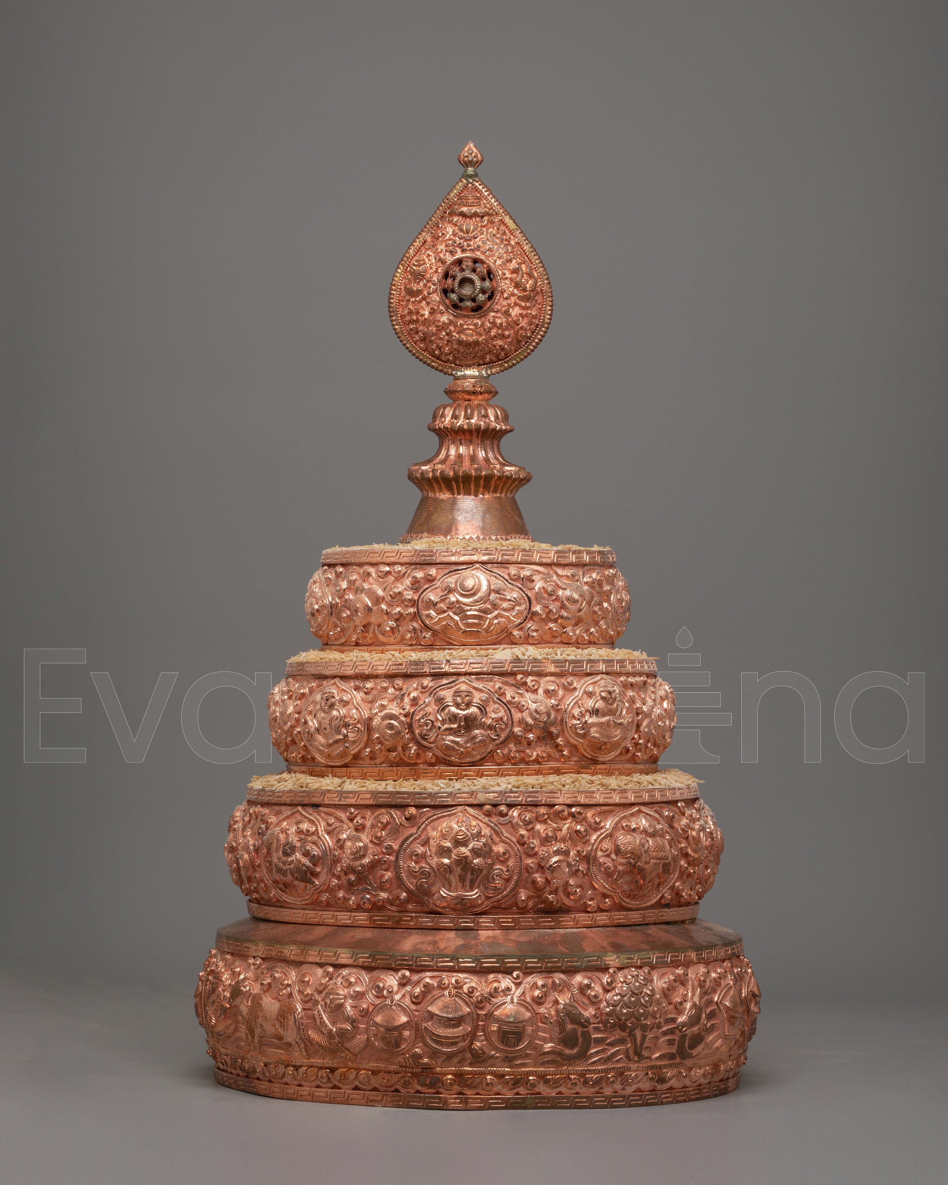 Spiritual Buddhist Mandala Offering