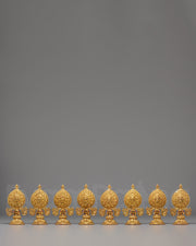 Spiritual Ashtamangala Symbols Set