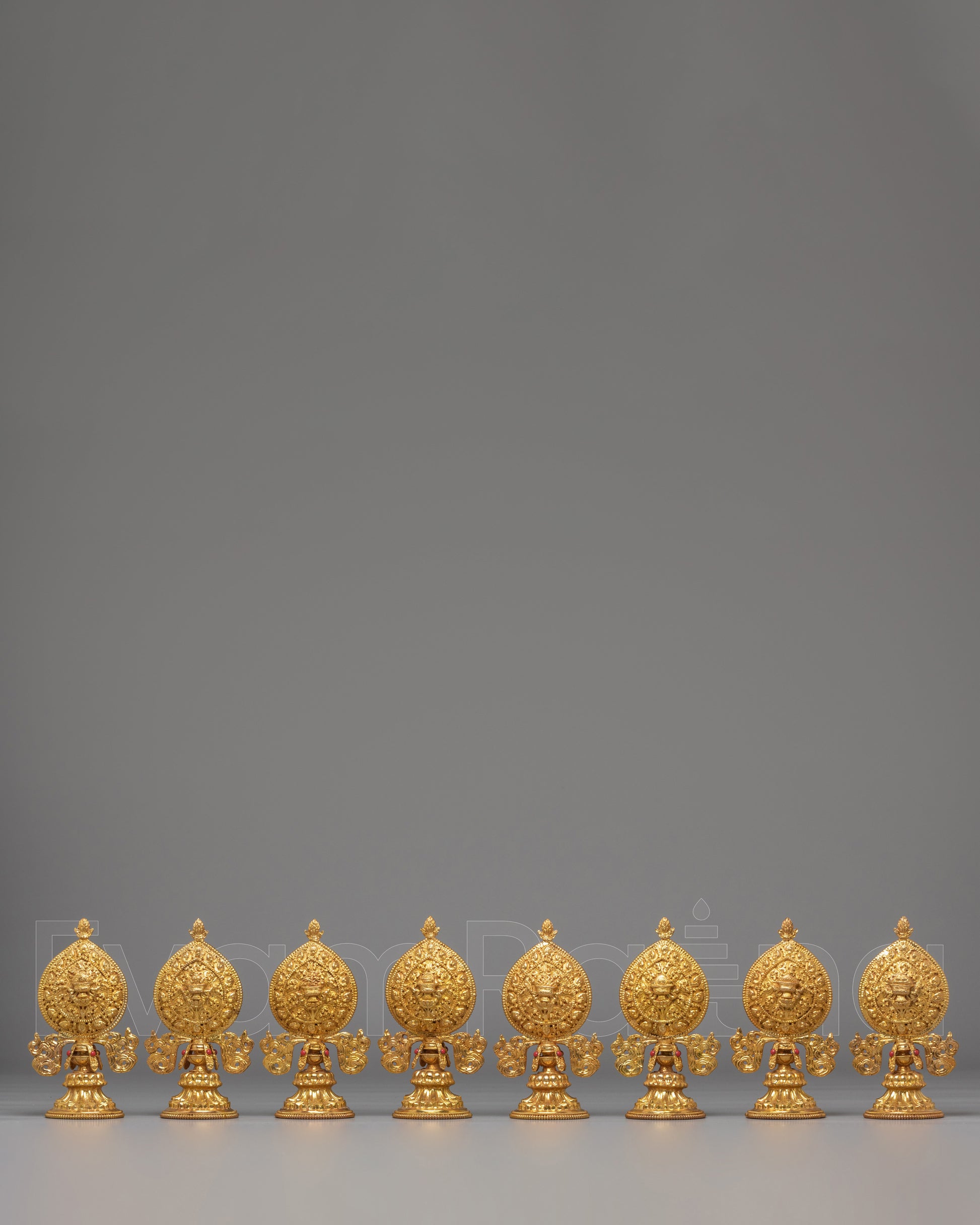 Spiritual Ashtamangala Symbols Set