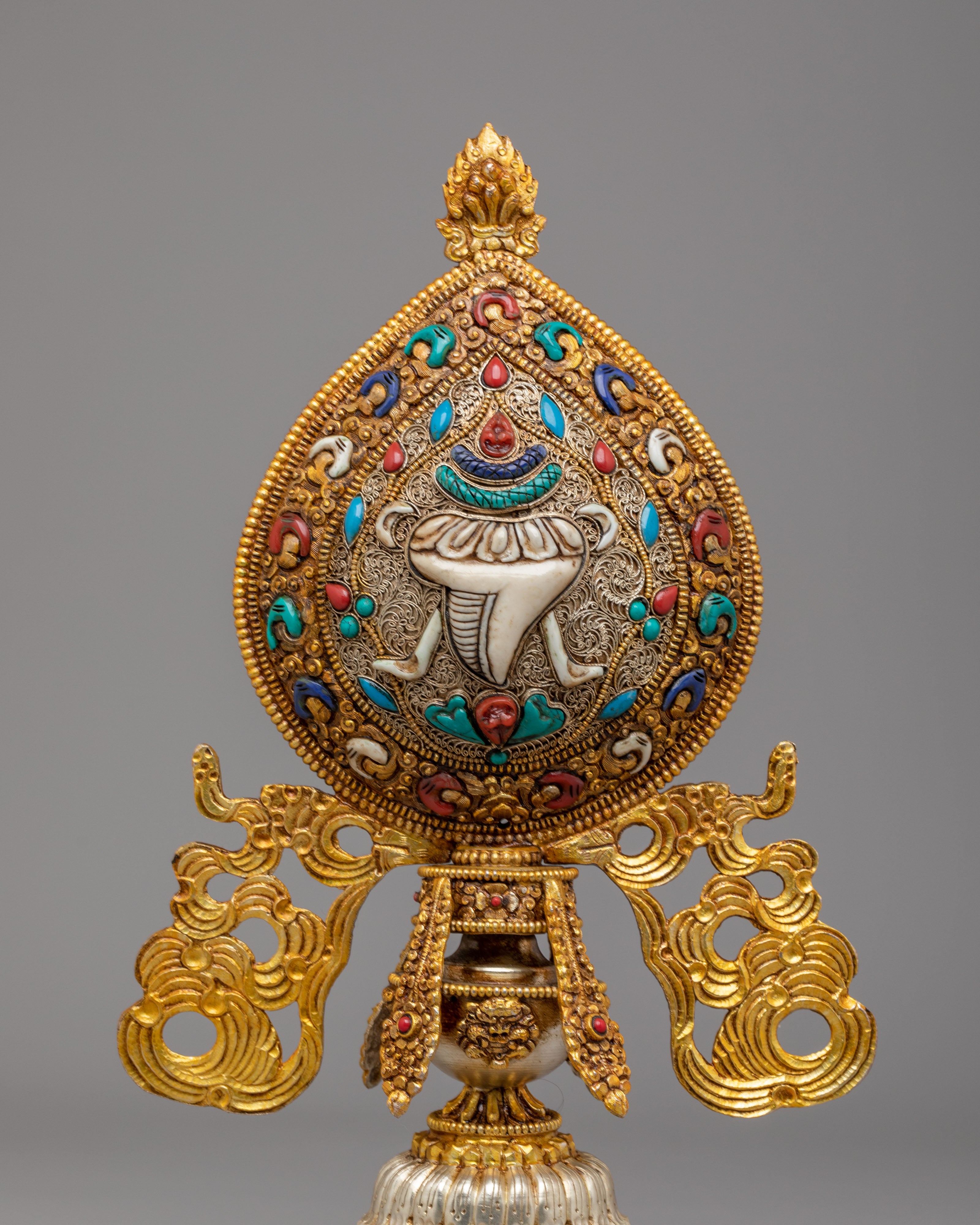 Ashtamangala Buddhist Symbol Set | Traditional Ritual Artwork