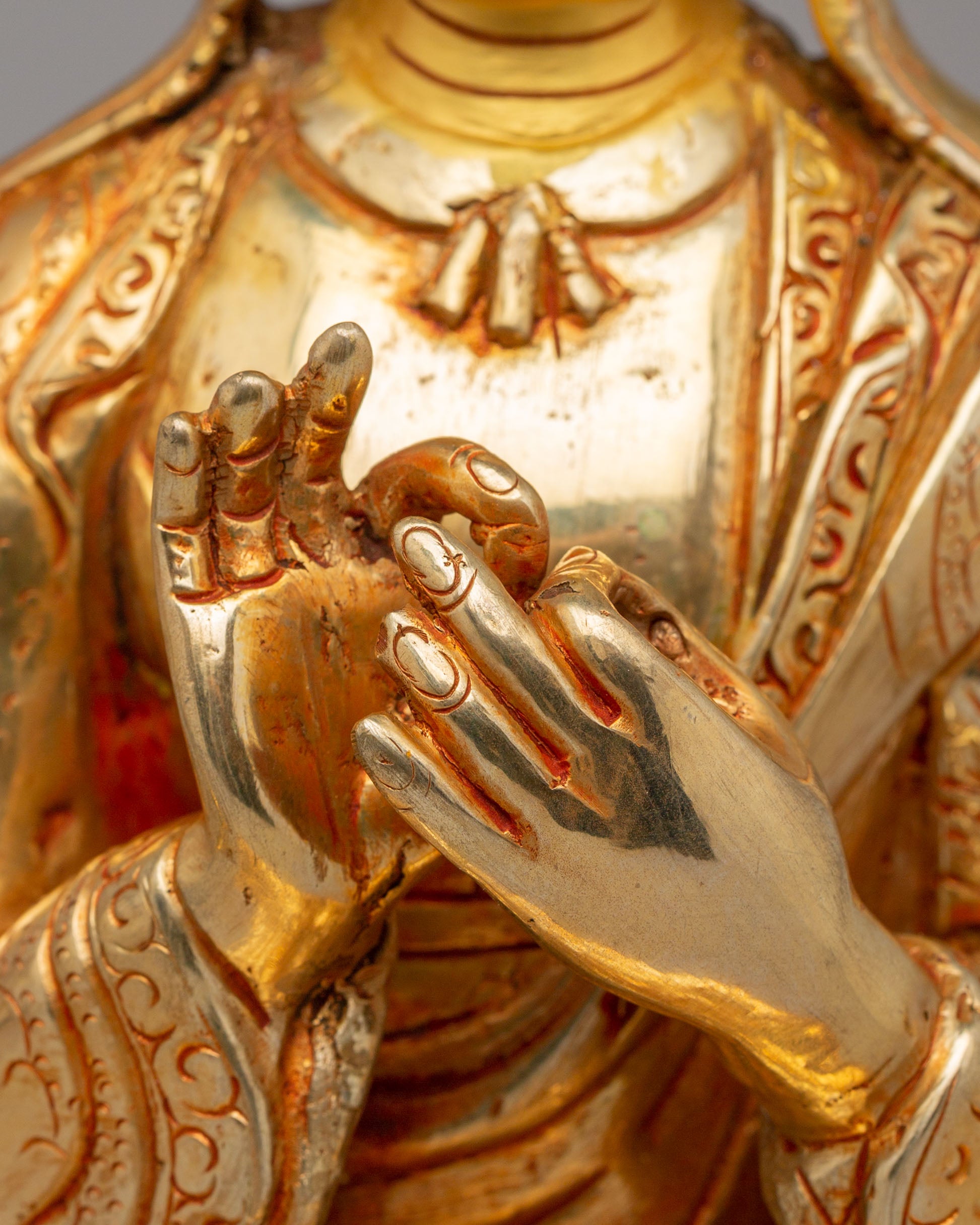 Buddhist Guru Atisha Sculpture | Tibetan Buddhist Master Statue