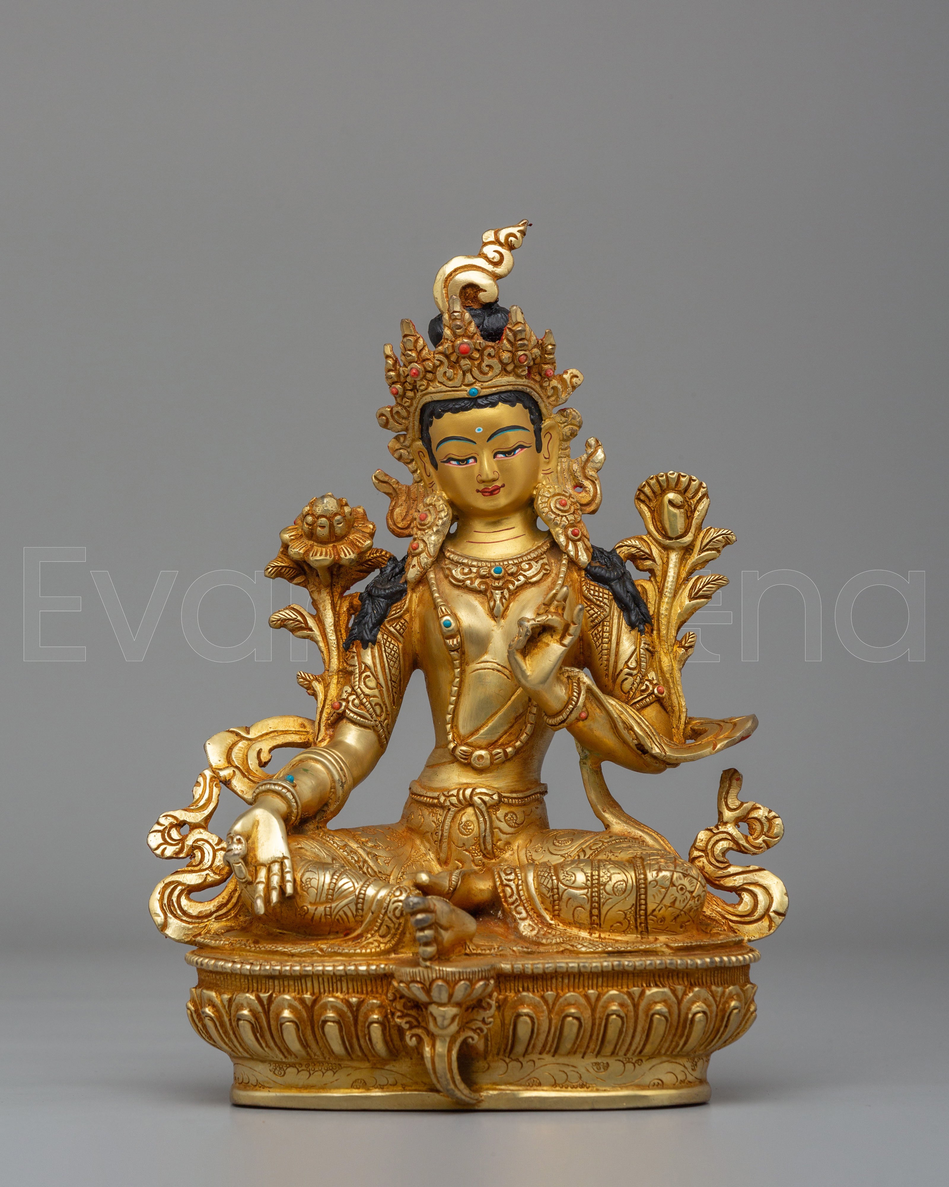 Himalayan Green Tara Statue