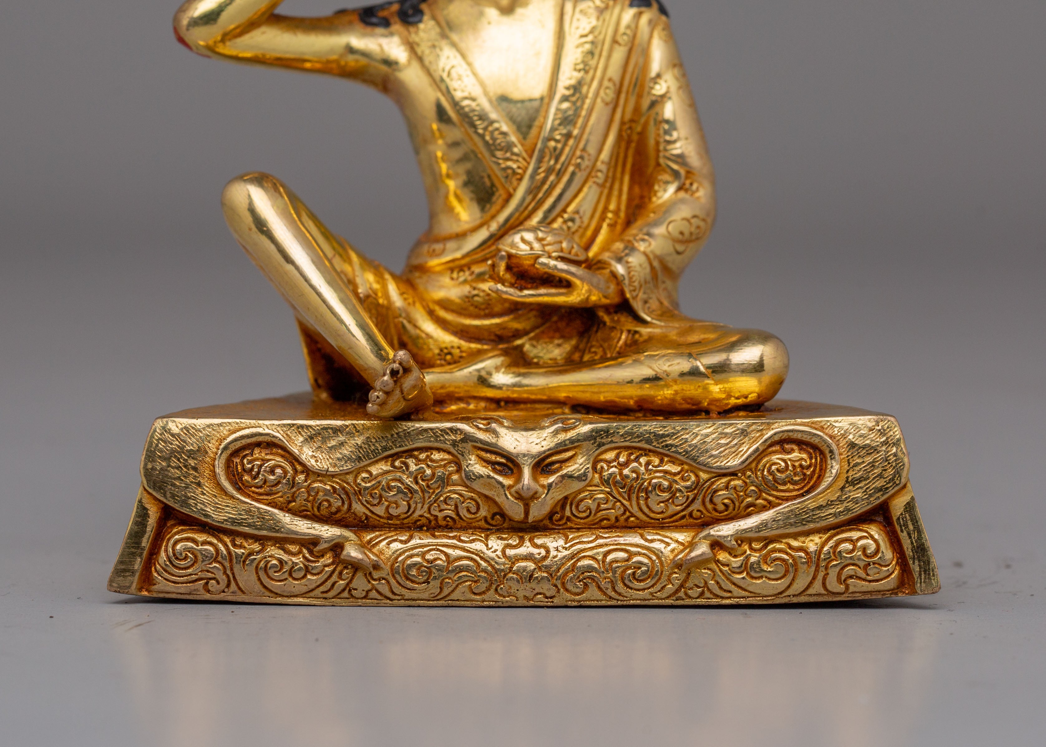 Sacred Milarepa Buddhist Master Statue | Tibetan Yogi Sculpture