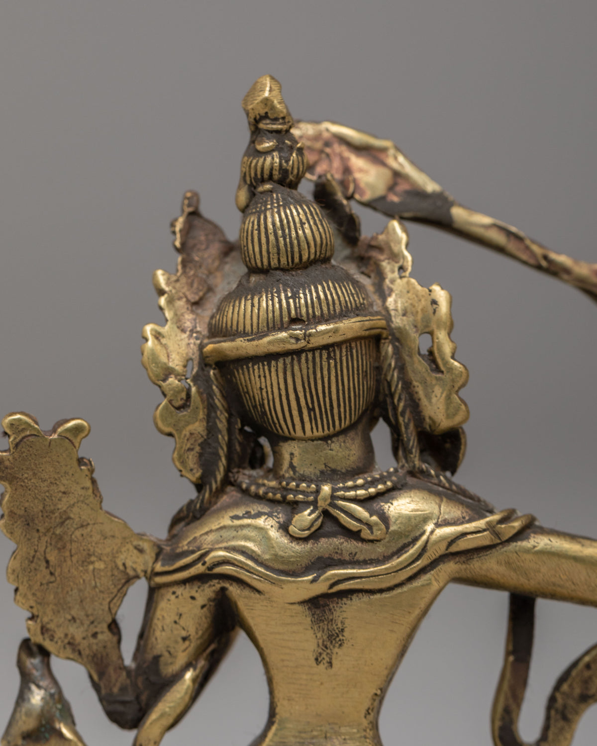 Manjushri Spiritual Deity Statue | Handcrafted Altar Sculpture