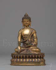 Enlightened Shakyamuni Buddha Altar Statue