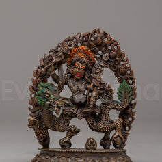 Tibetan White Dzambhala Statue